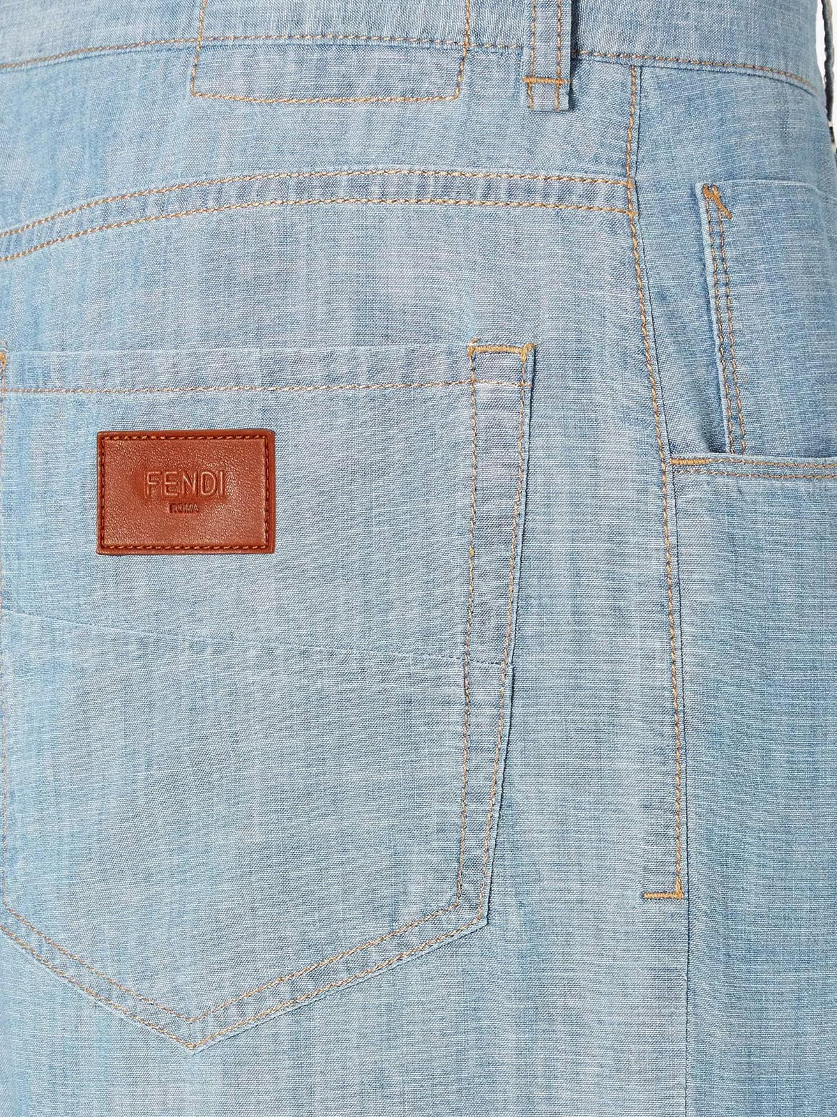 Fendi Men High Waist Jeans FENDI