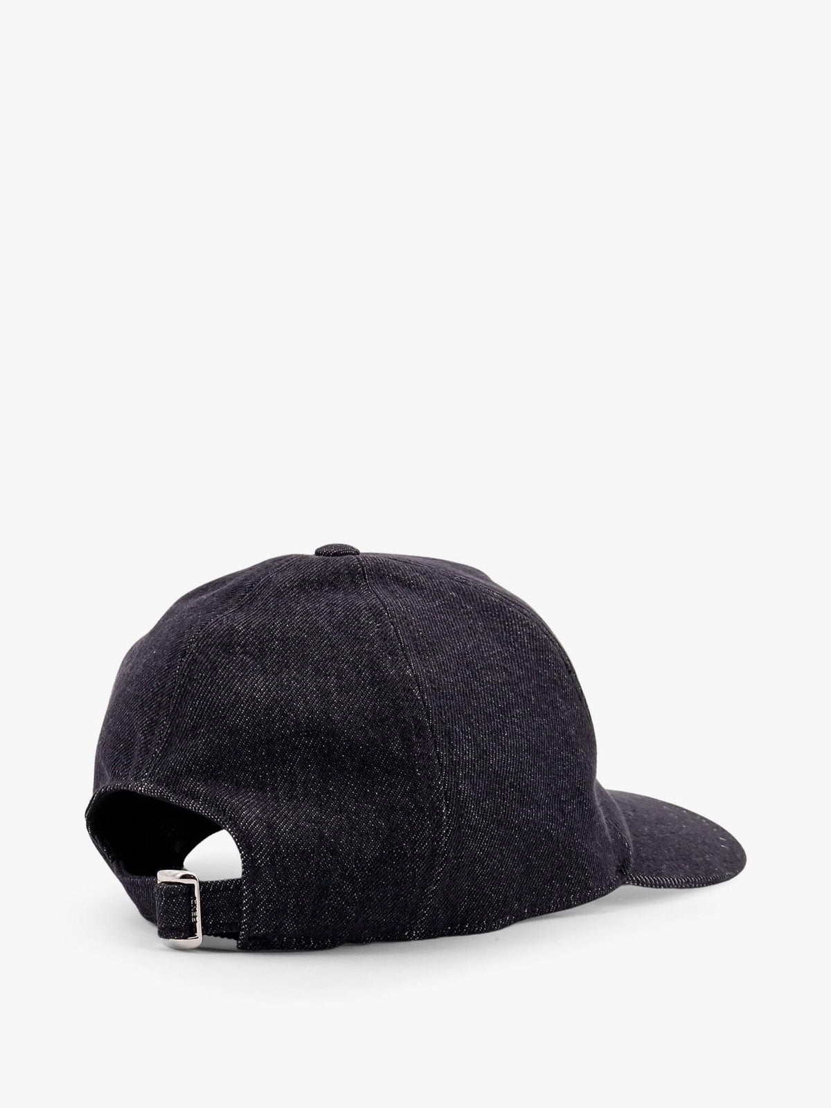 Fendi Men Denim Baseball Hat With Logo Embroidery FENDI
