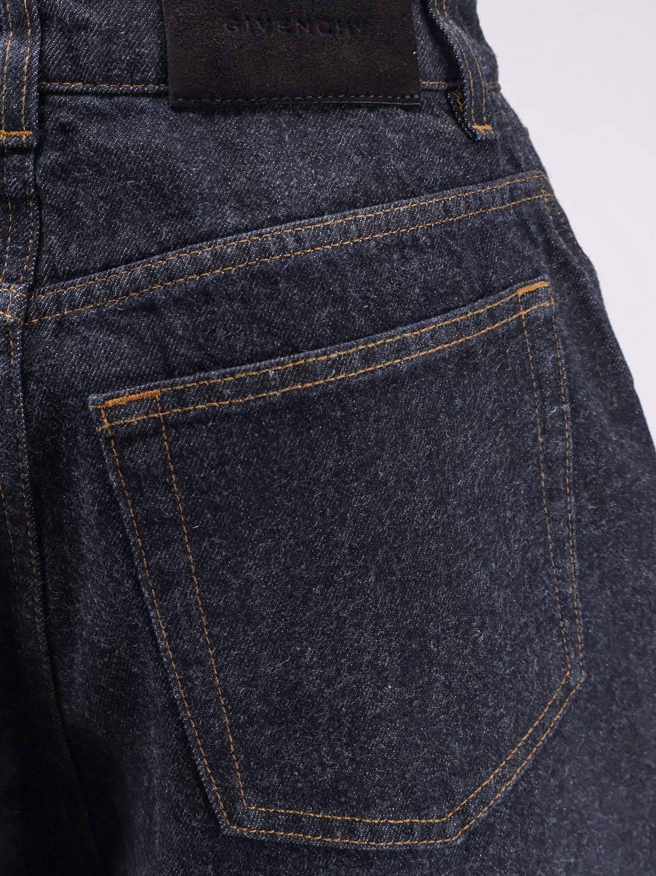 Givenchy Women Twisted Dark Blue Denim Jeans GIVENCHY