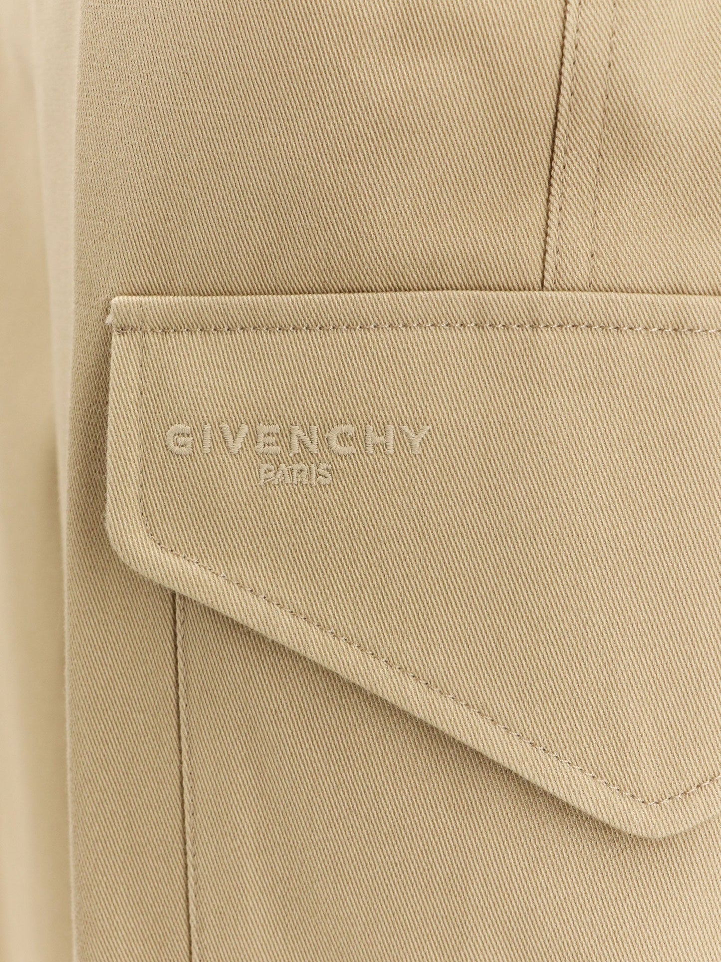 Givenchy Women Cotton And Wool Cargo Trousers GIVENCHY
