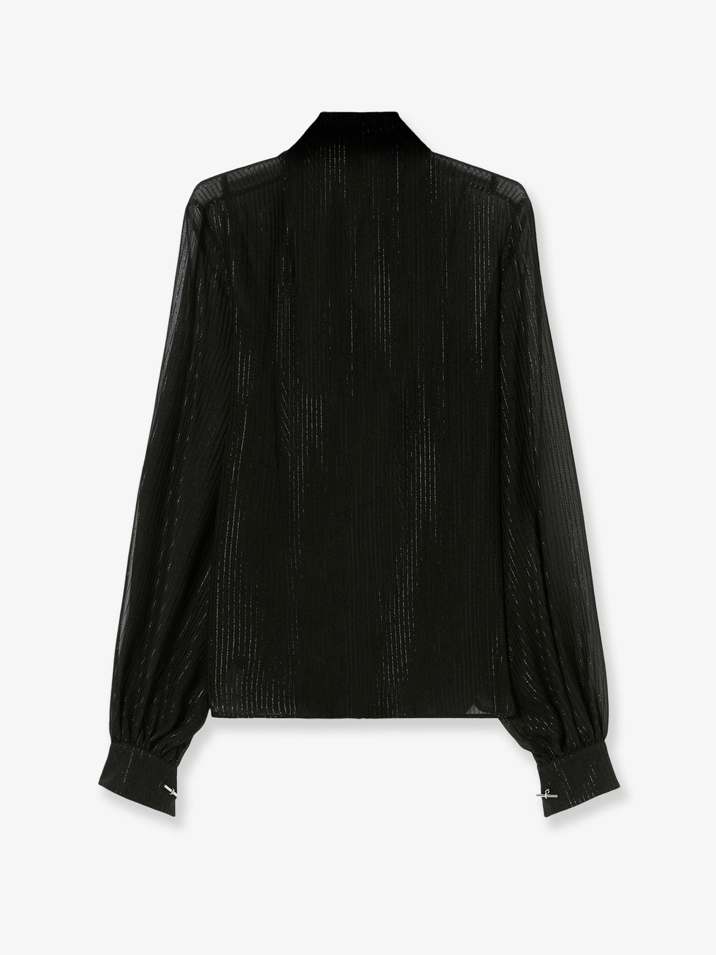 Max Mara Women Max Mara Women Scafati Silk Shirt With Lurex Profiles MAX MARA