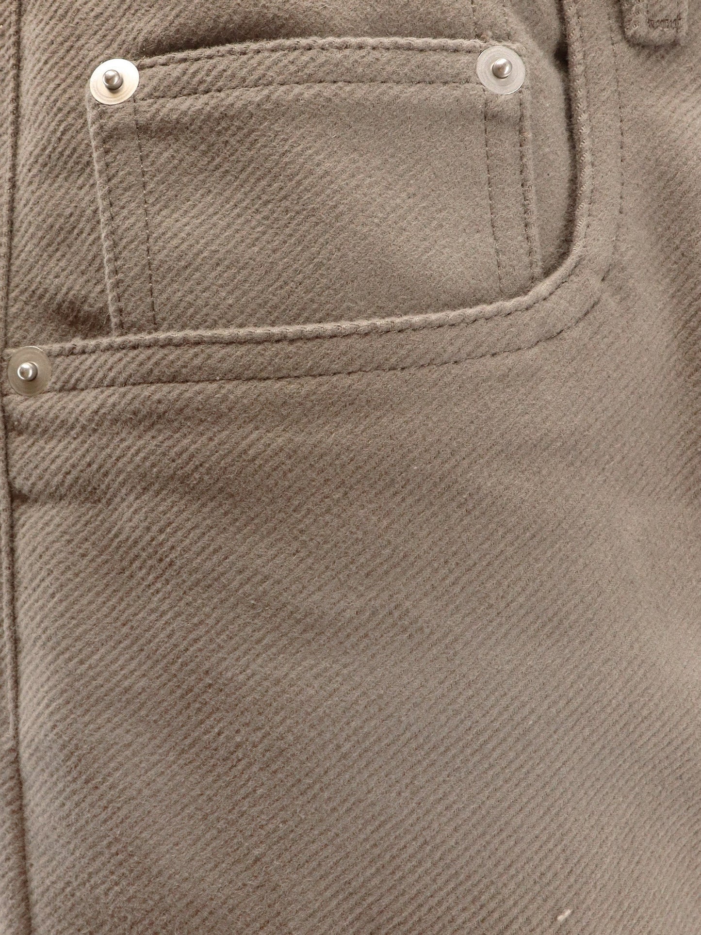 Rick Owens Men Geth Certified Cotton Trousers RICK OWENS