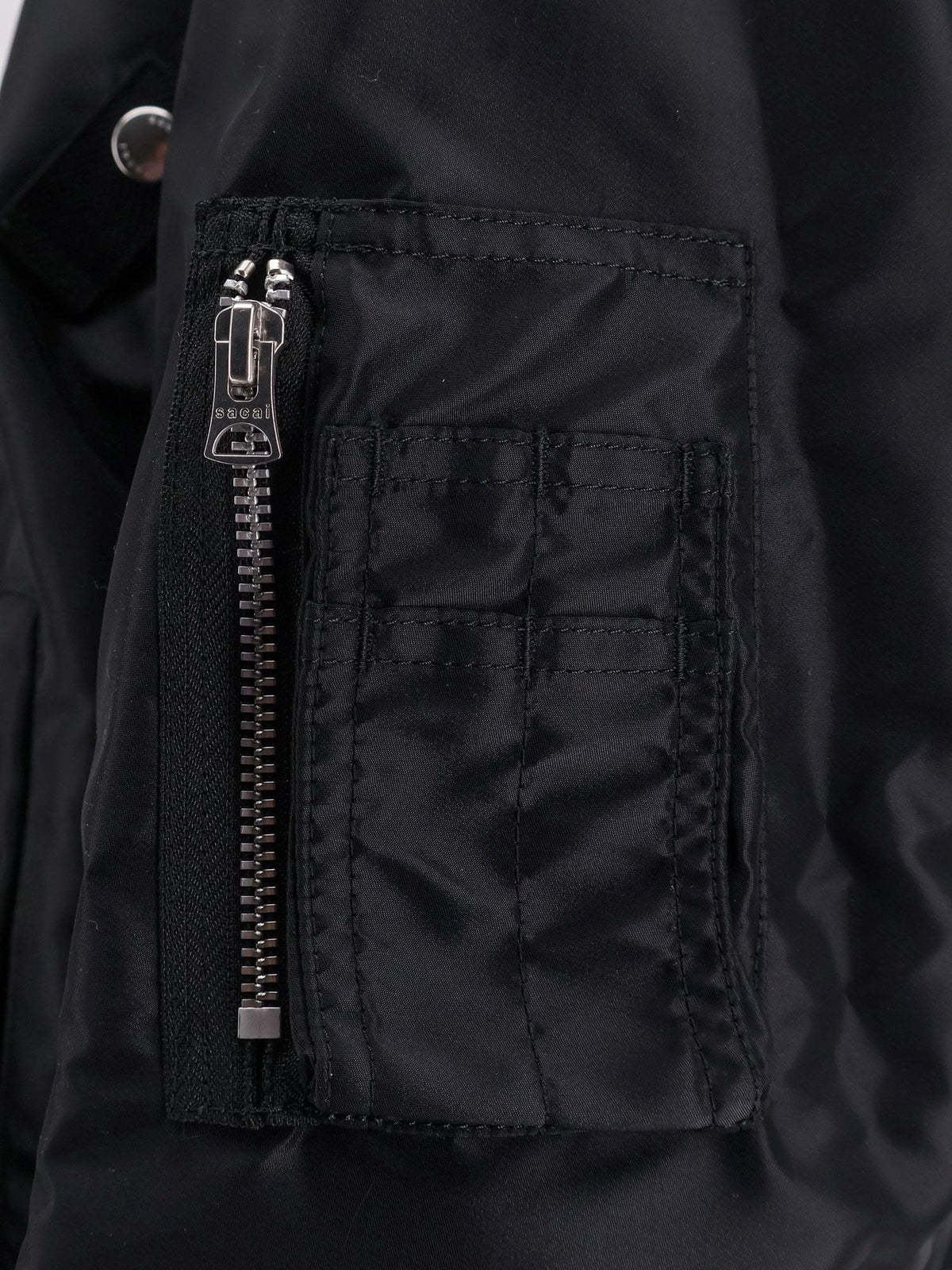Sacai Men Nylon Bomber Jacket SACAI
