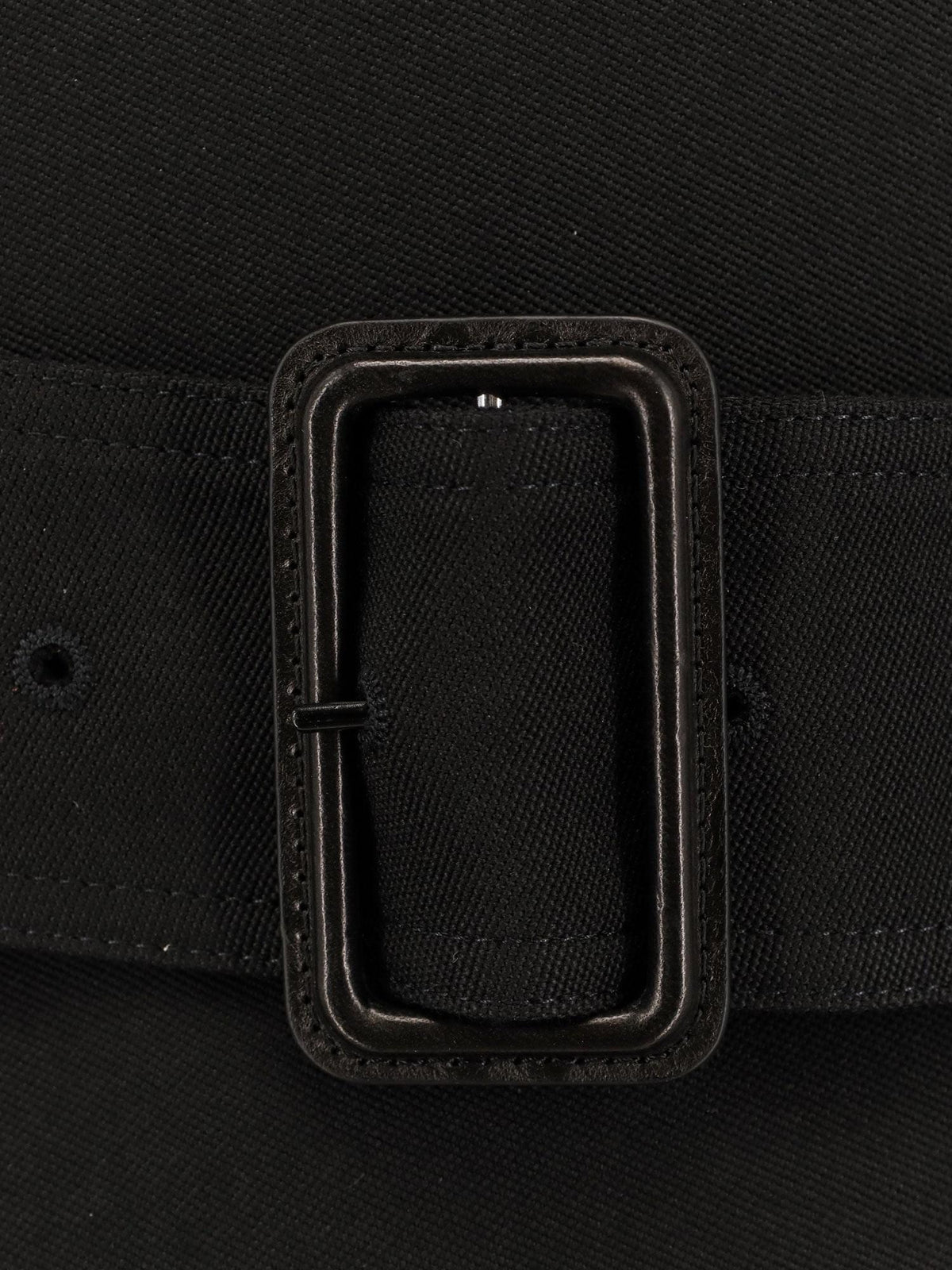 Saint Laurent Men Certified Wool Coat With Belt SAINT LAURENT