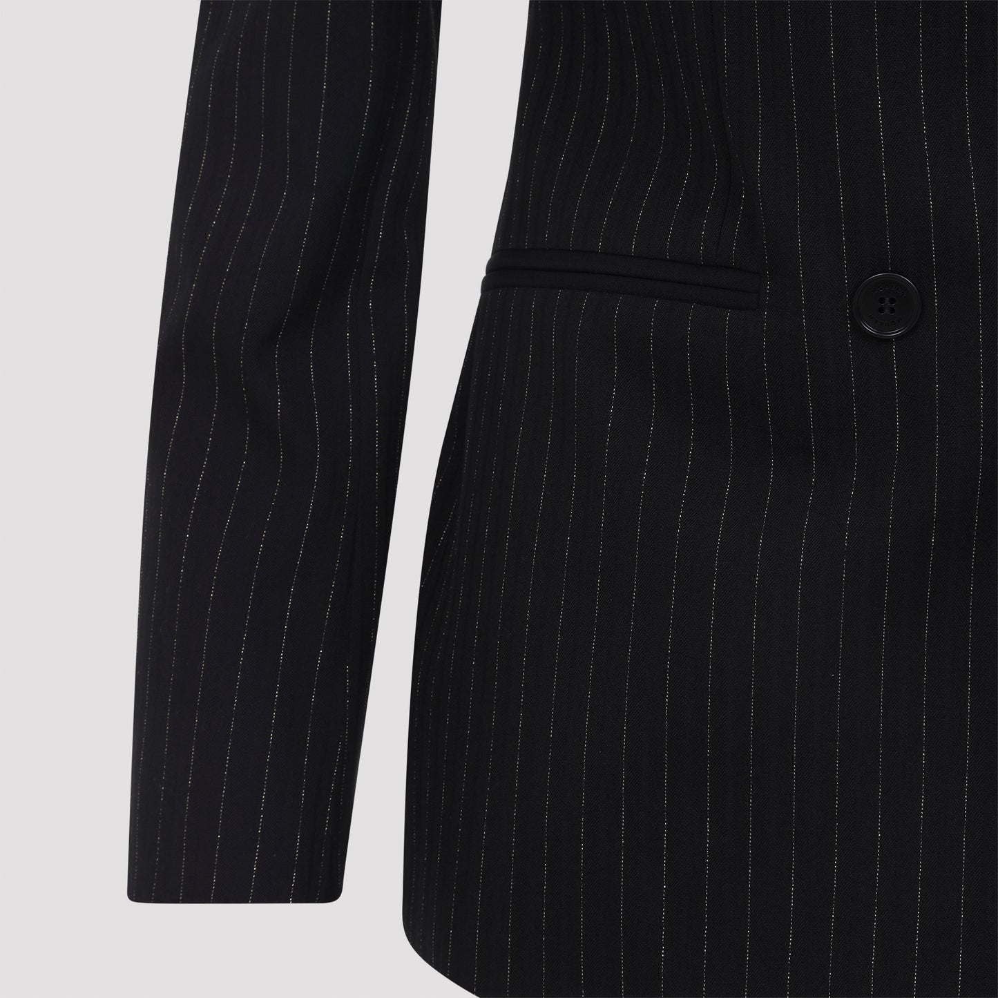 Alexander Mcqueen Pinstripe Lurex Jacket Women ALEXANDER MCQUEEN