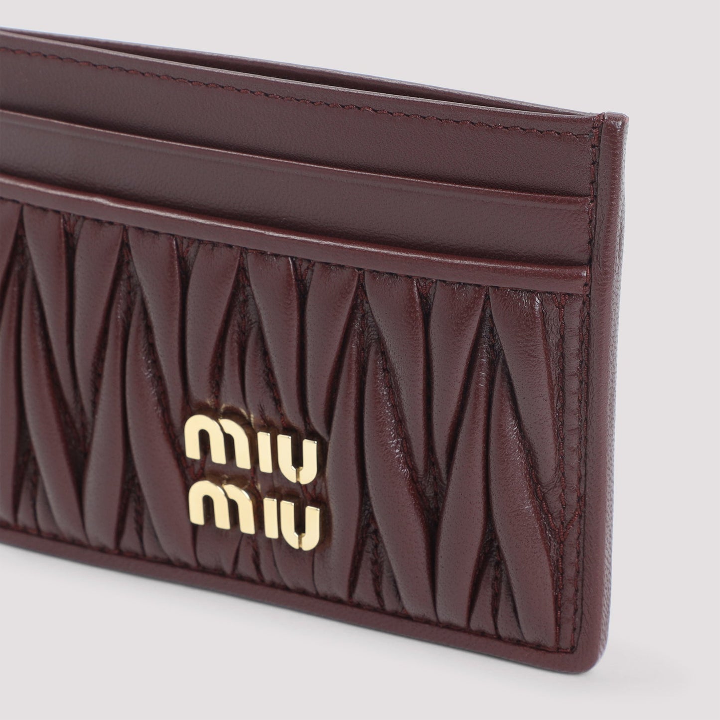 Miu Miu Lamb Leather Cardholder Women MIU MIU