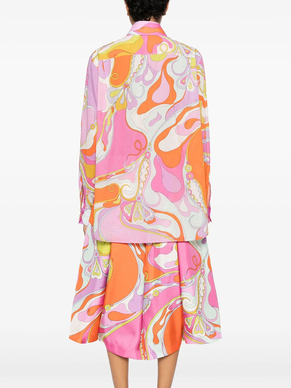 Pucci Women Orchidee Print Cotton Shirt PUCCI