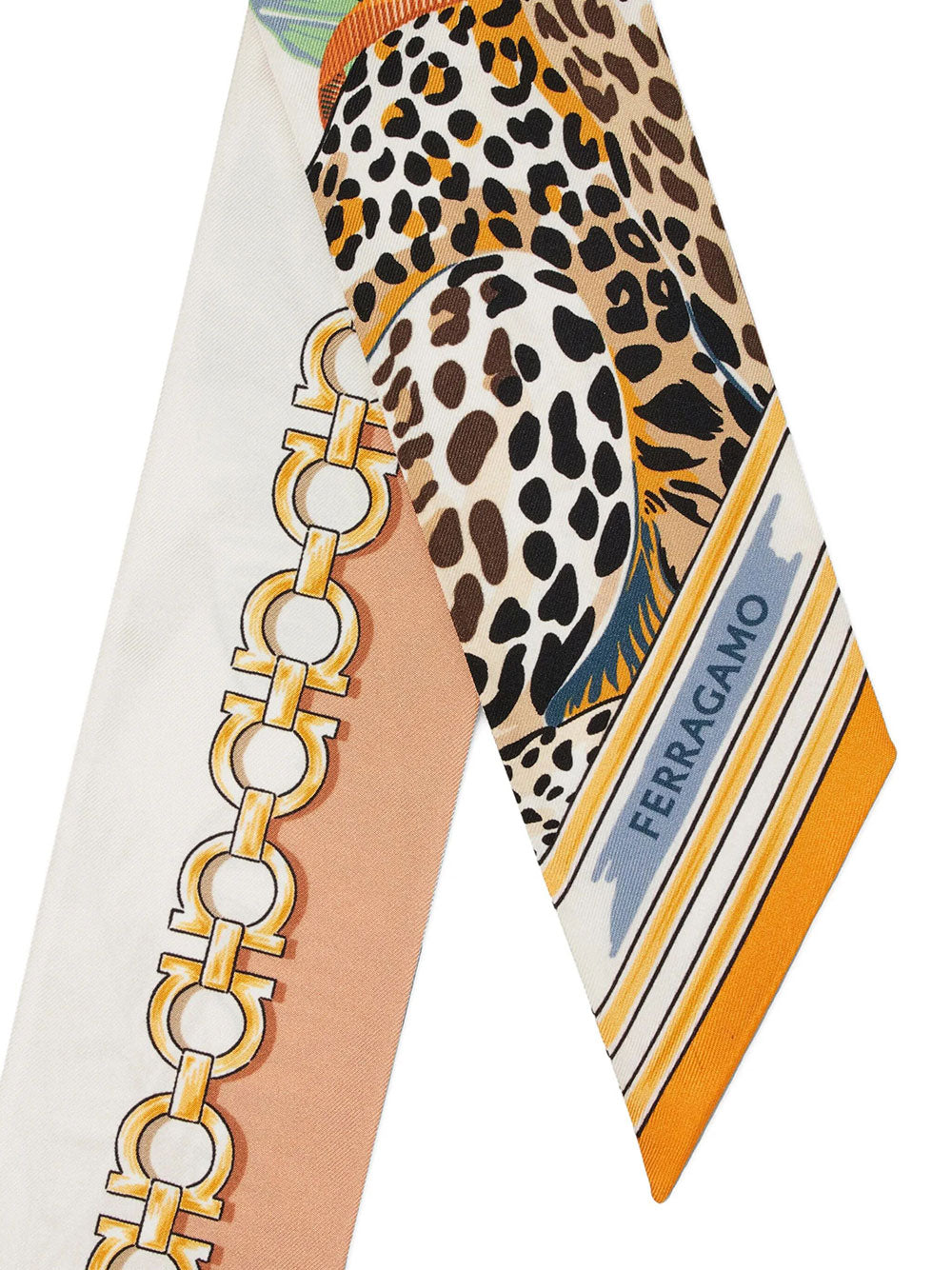 Ferragamo Women Felini Print Silk Mini Bandeau FERRAGAMO