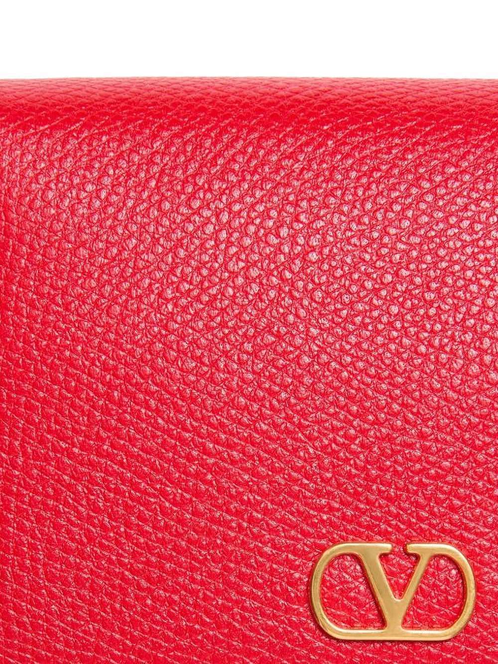 Valentino Garavani Women Vlogo Signature Grainy Leather Wallet VALENTINO GARAVANI