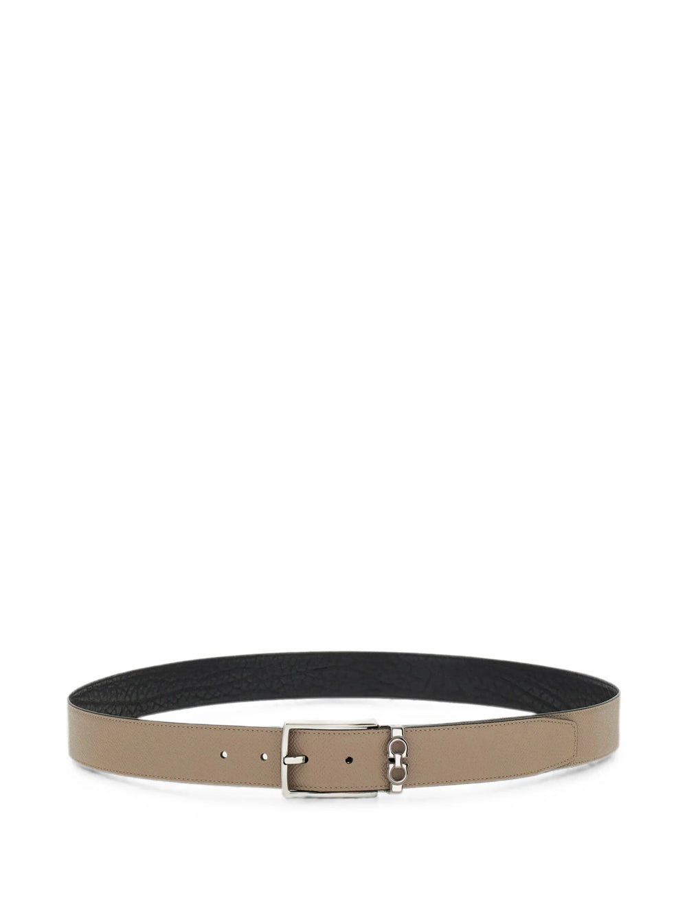 Ferragamo Men Reversible And Adjustable Belt With Rectangular Buckle FERRAGAMO