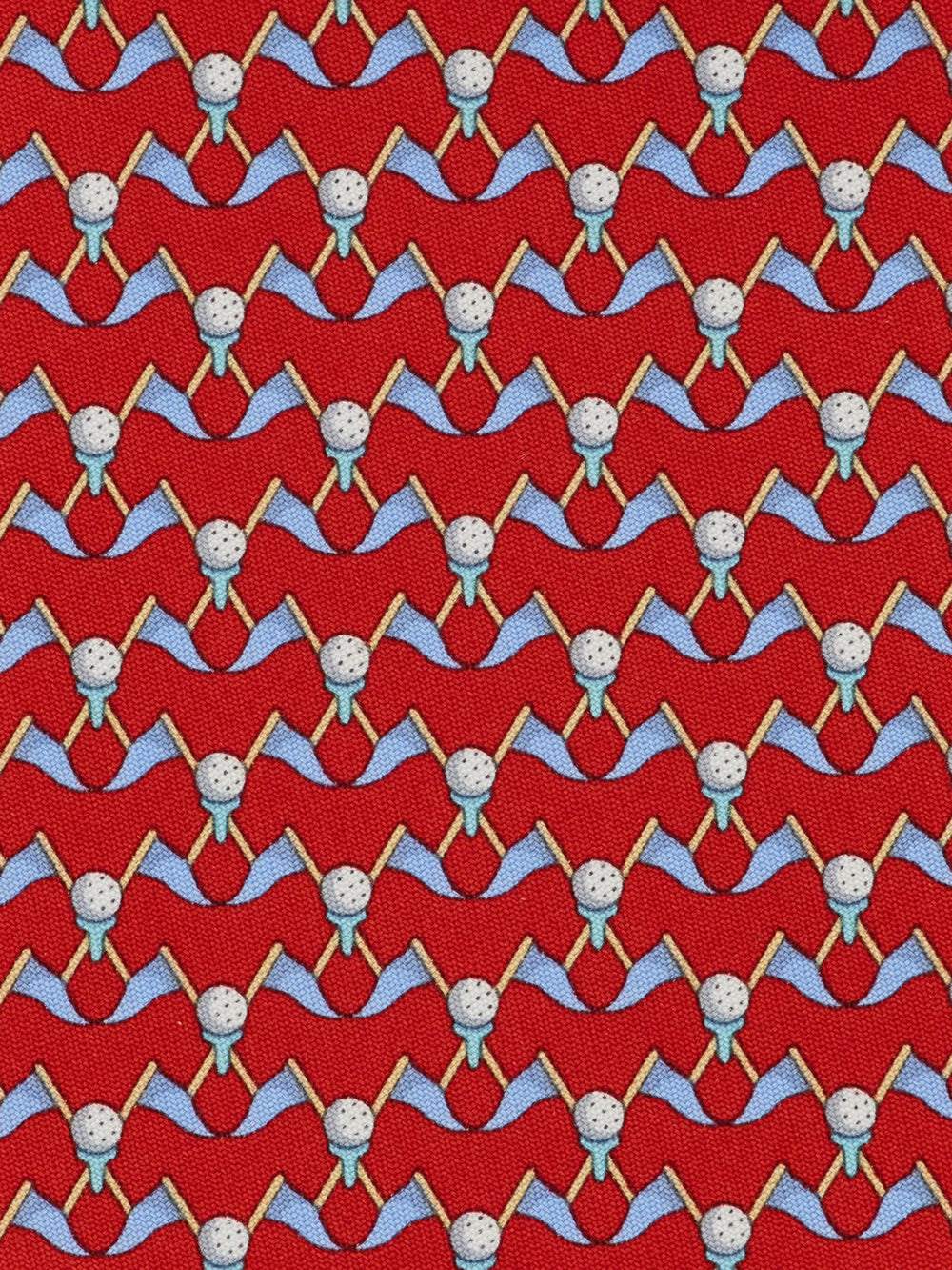 Ferragamo Men Club Print Silk Tie FERRAGAMO