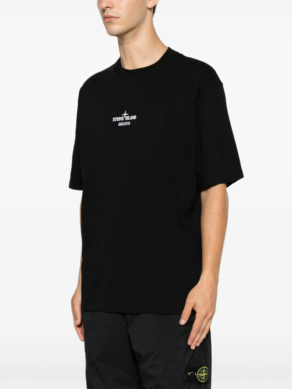Stone Island Men Regular Fit T-Shirt With `Archivio` Print STONE ISLAND