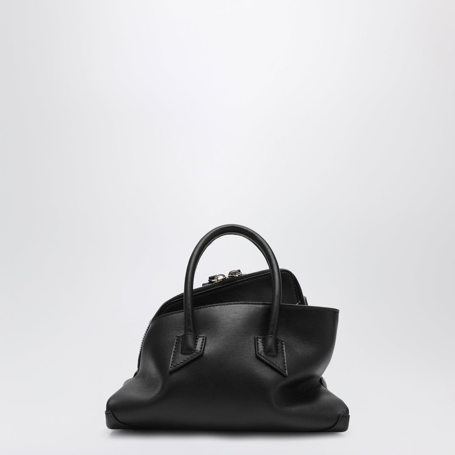 The Attico Black Leather La Passeggiata Mini Bag Women THE ATTICO