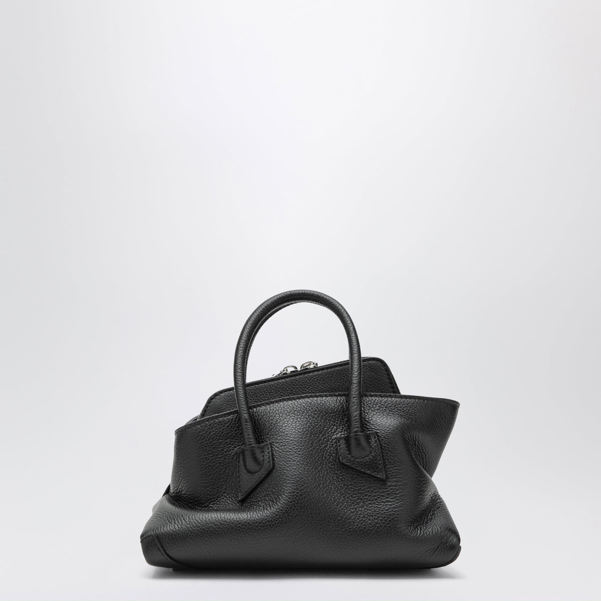 The Attico La Passeggiata Mini Bag In Black Leather Women THE ATTICO