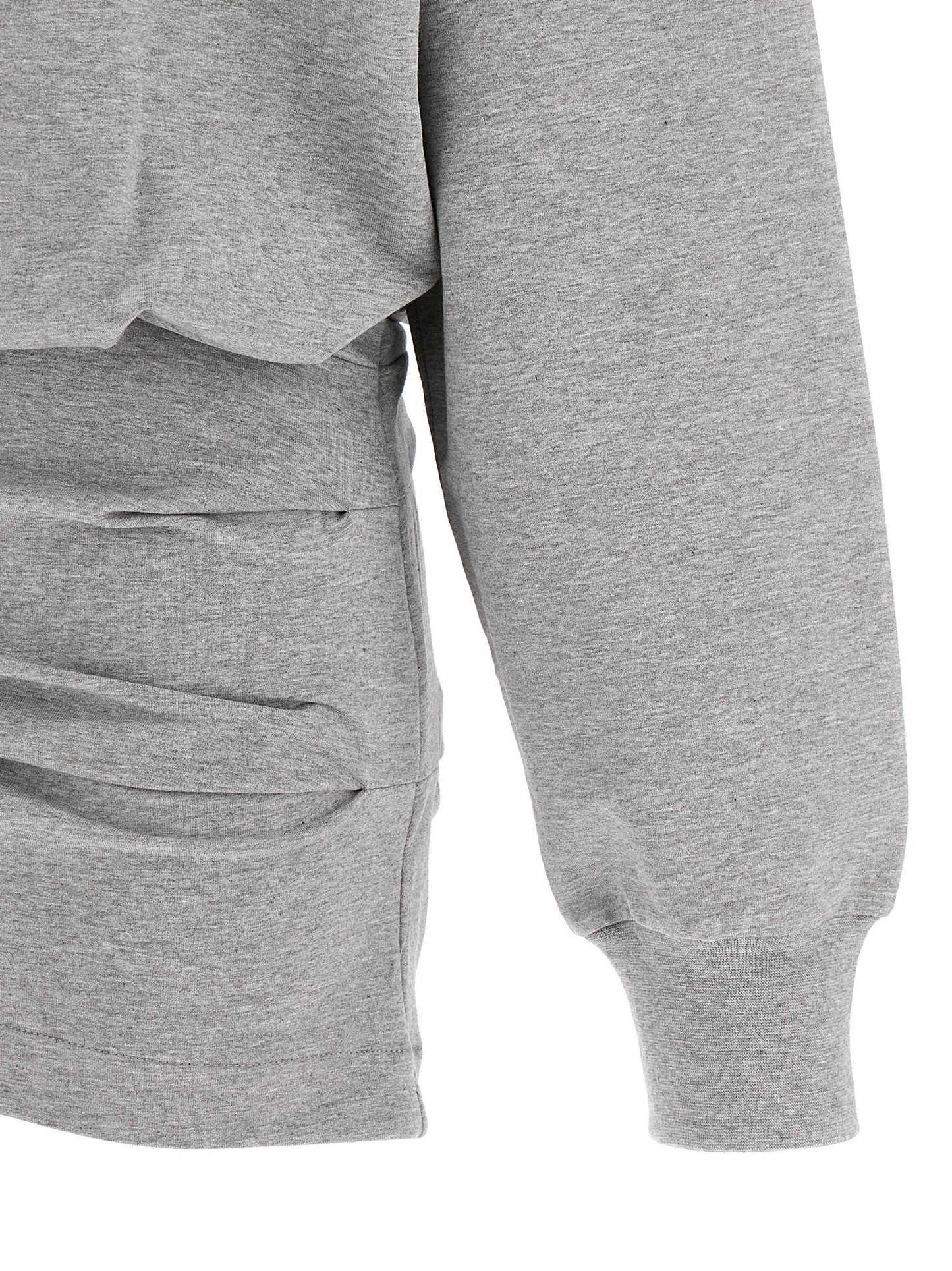 The Attico Women Mélange Sweatshirt Dress THE ATTICO
