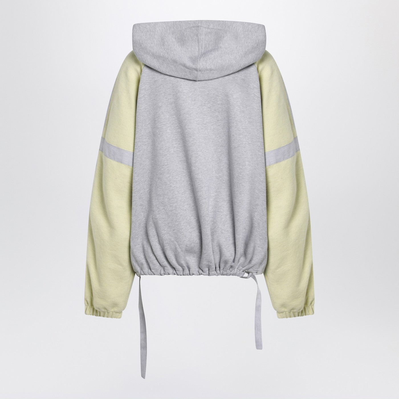 The Attico Grey/Light Yellow Bomber Sweatshirt Women THE ATTICO