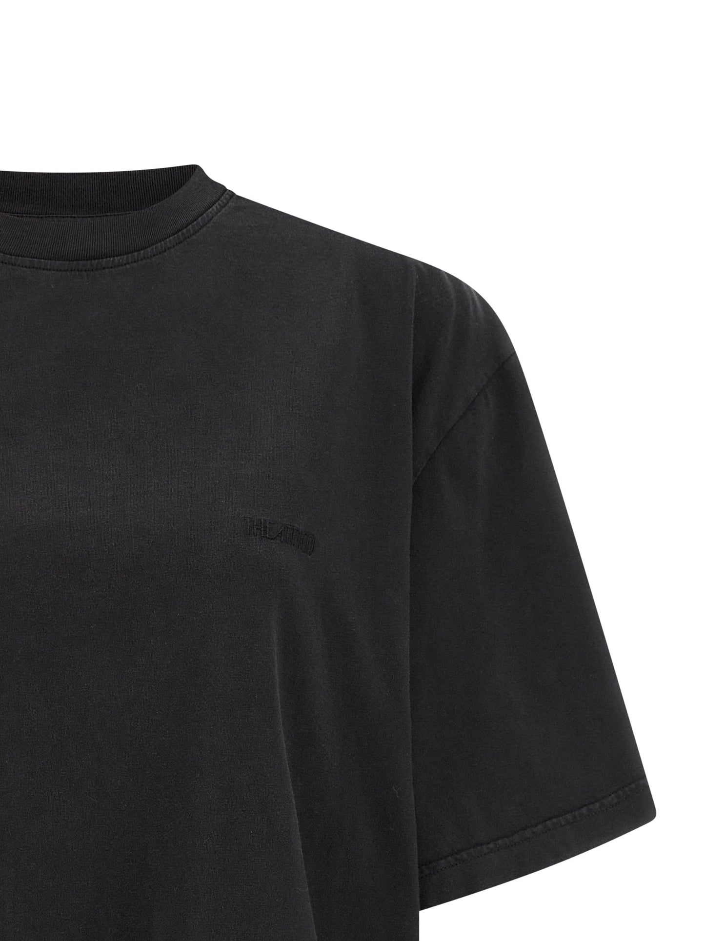 The Attico Women Shaped Split T-Shirt THE ATTICO