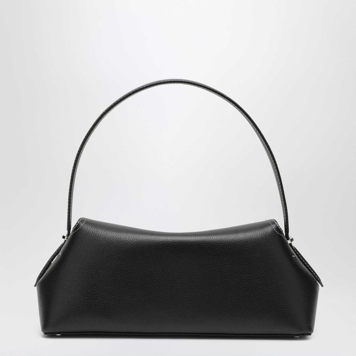 Toteme T-Lock Bag In Black Grained Leather Women TOTEME