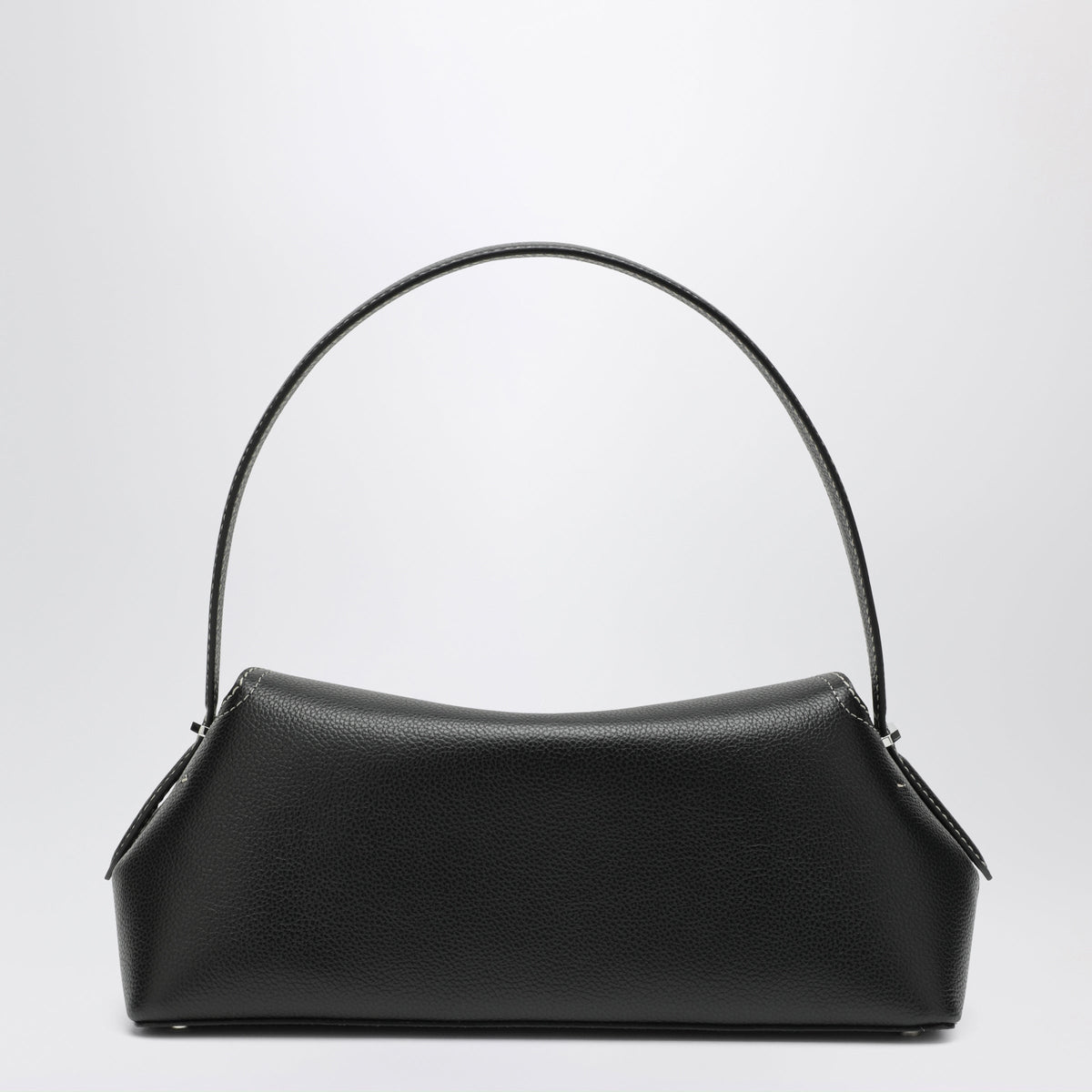 Toteme T-Lock Bag In Black Grained Leather Women TOTEME