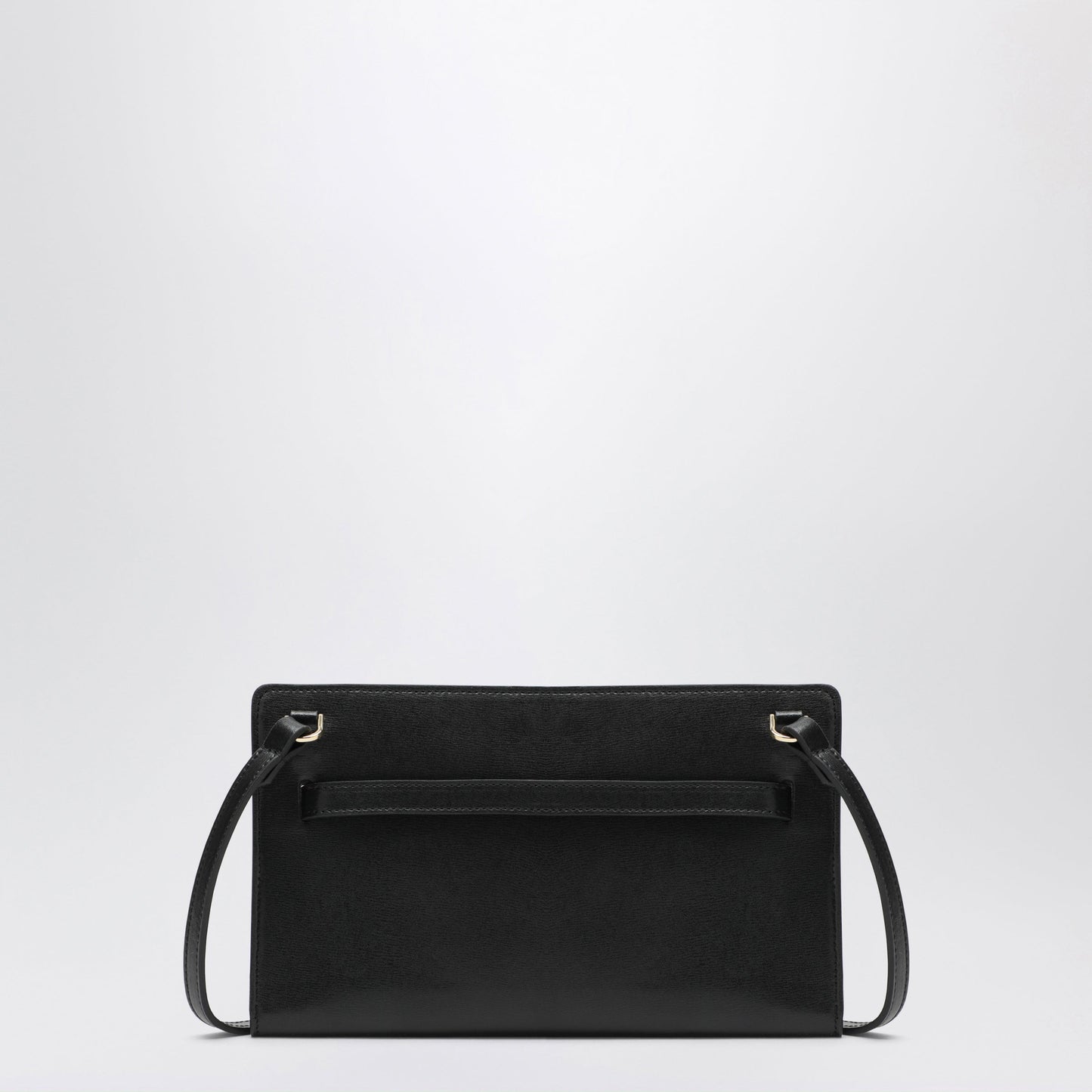 Toteme Crossbody Bag With Belt Detail In Black Pebbled Leather Women TOTEME