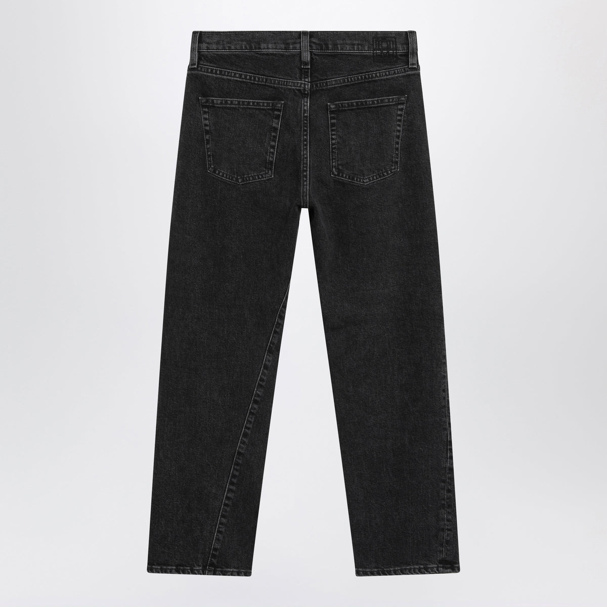 Toteme Dark Grey Washed Ankle-Length Jeans Women TOTEME