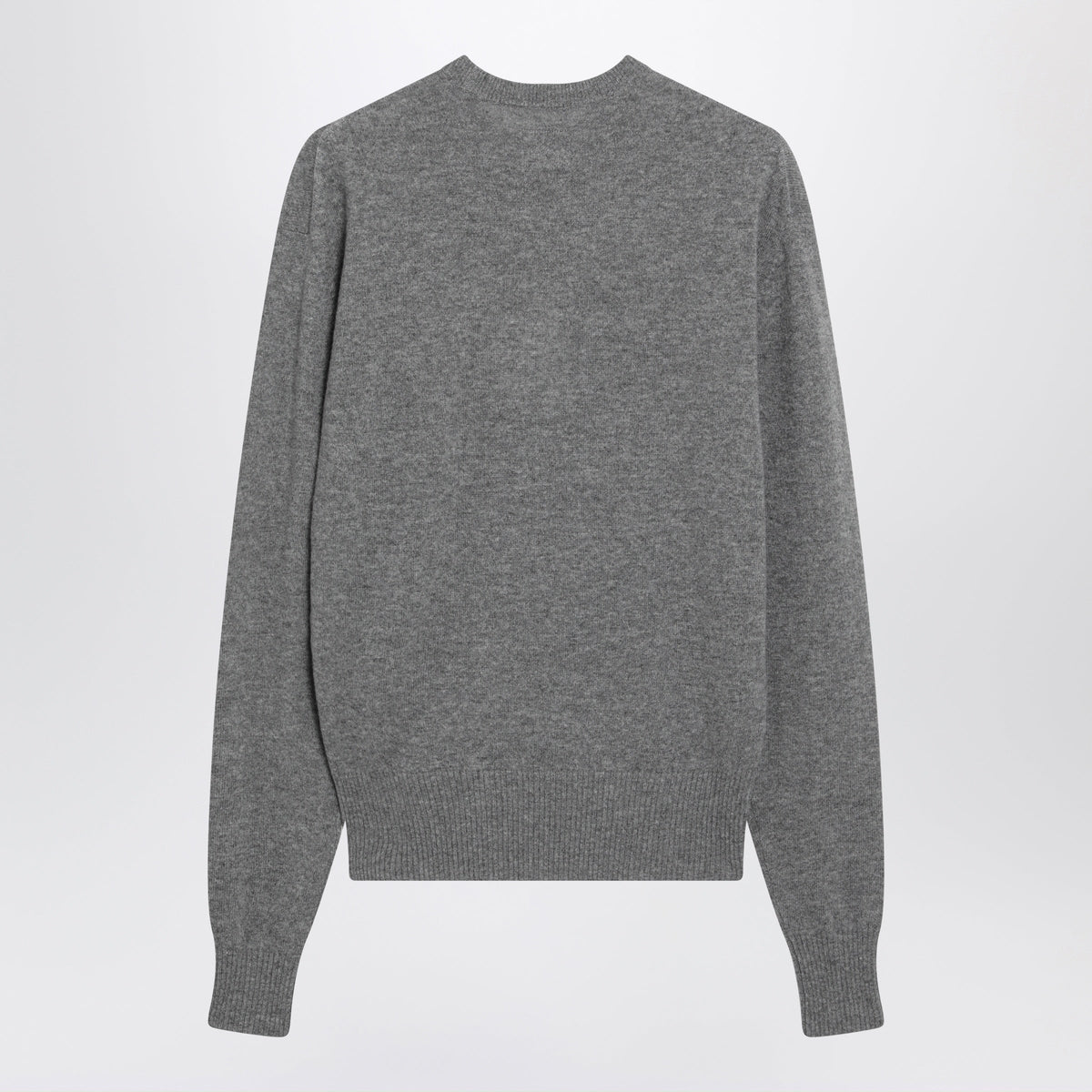 Toteme Classic Cashmere Crew-Neck Sweater In Mid Grey Melange Women