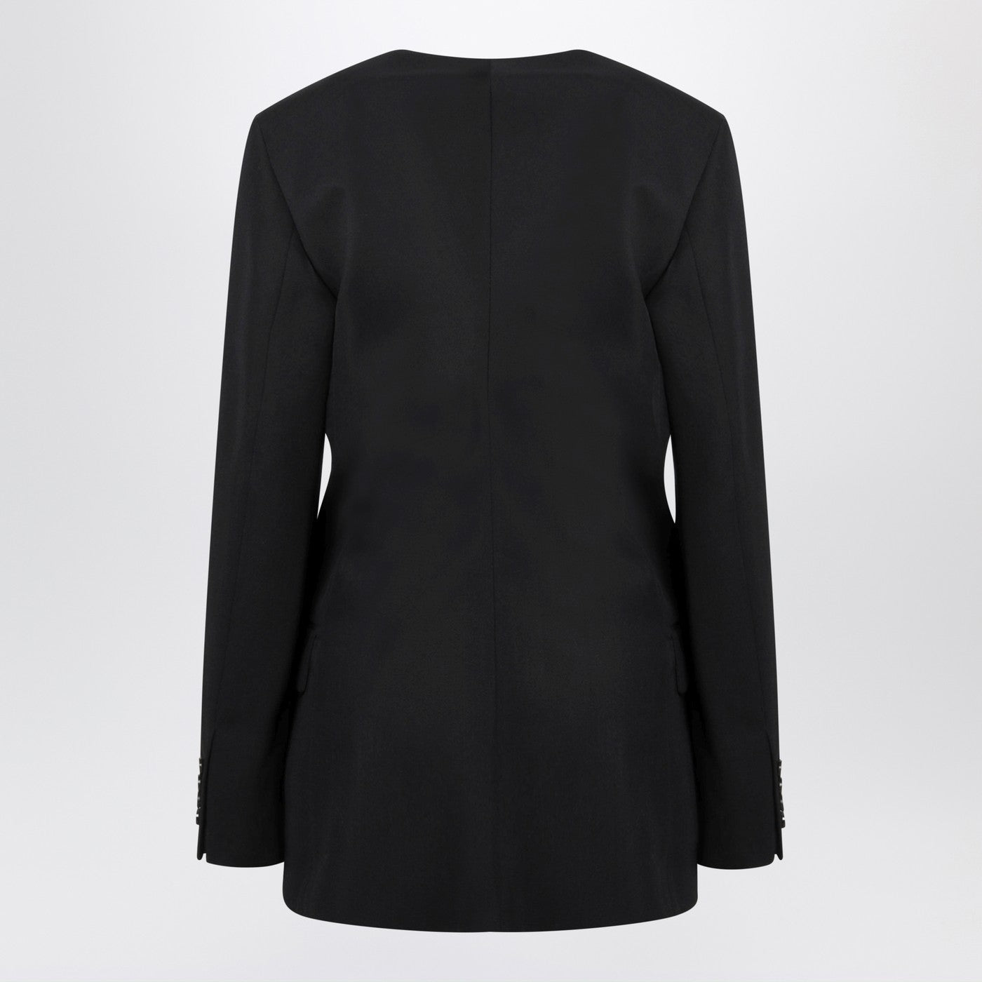 Toteme Black Wool-Blend Jacket Women TOTEME