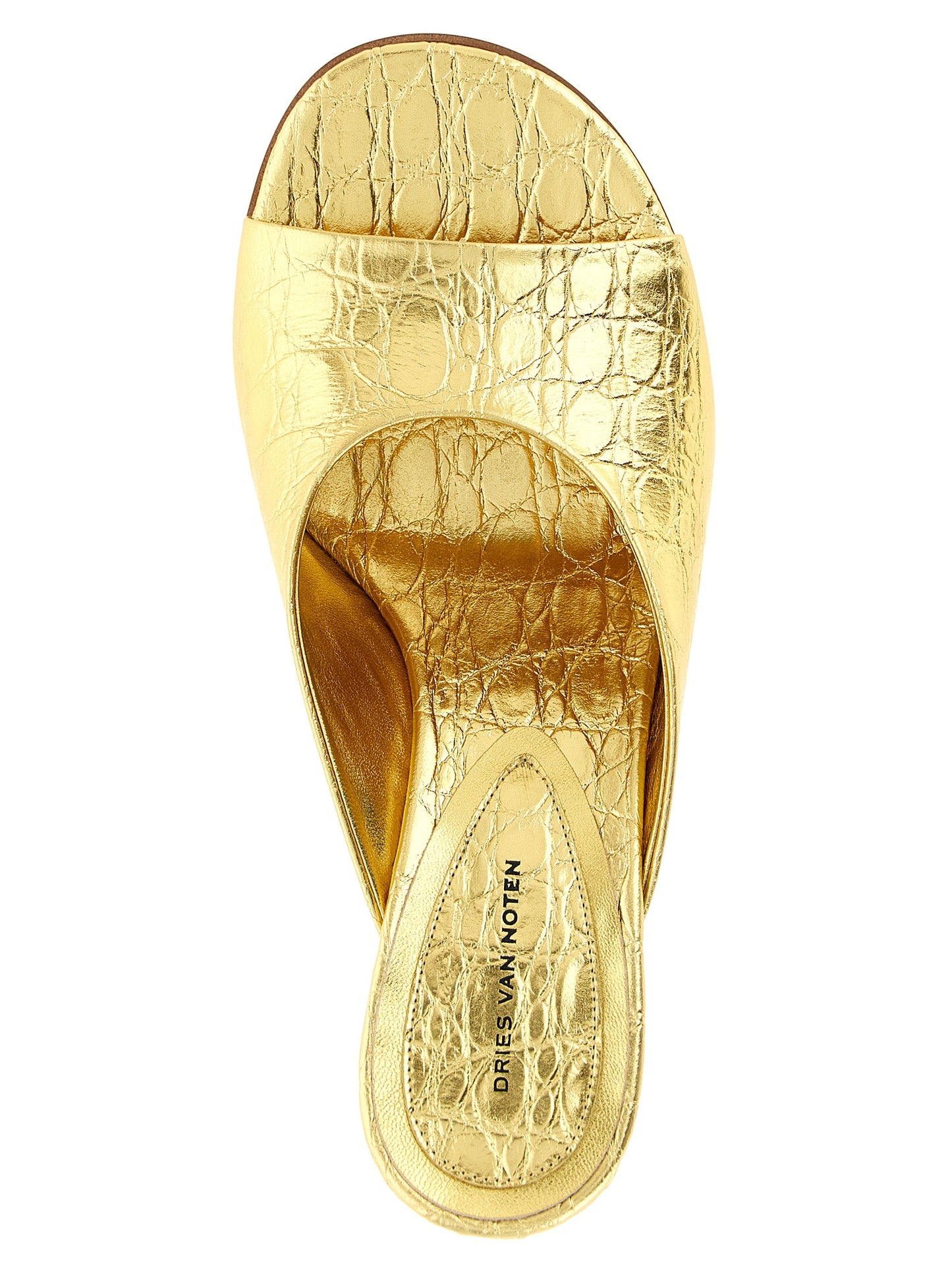 Dries Van Noten Women Curved Wedge Mules DRIES VAN NOTEN