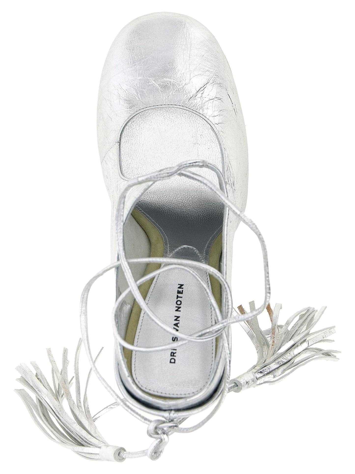 Dries Van Noten Women Laminated Leather Mules DRIES VAN NOTEN