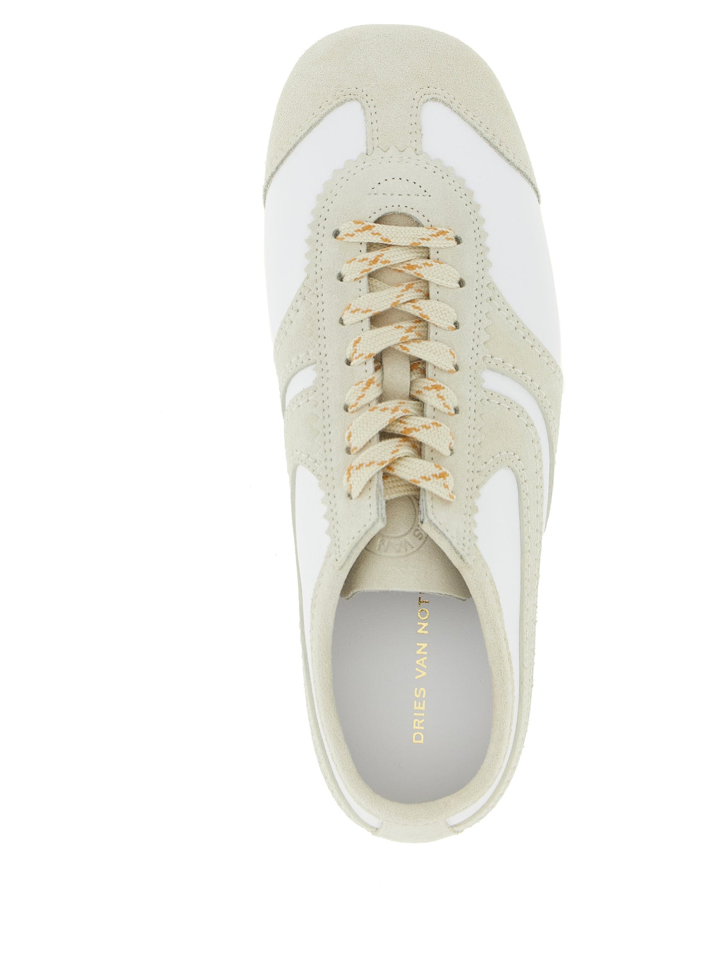 Dries Van Noten Men Leather And Suede Sneakers DRIES VAN NOTEN
