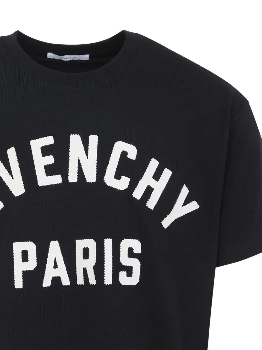 Givenchy Men Givenchy Paris Embroidery Cotton T-Shirt GIVENCHY