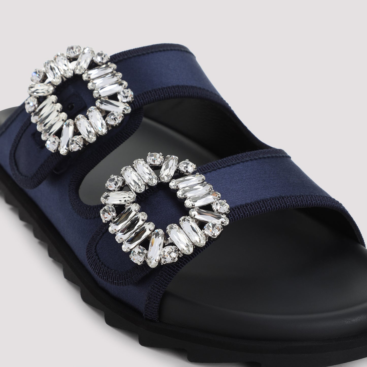 Roger Vivier Slidy Strass Bord Gros Mules Women ROGER VIVIER