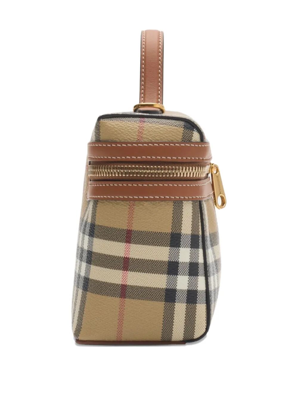 Burberry Women Check Vanity Bag With Detachable Strap BURBERRY