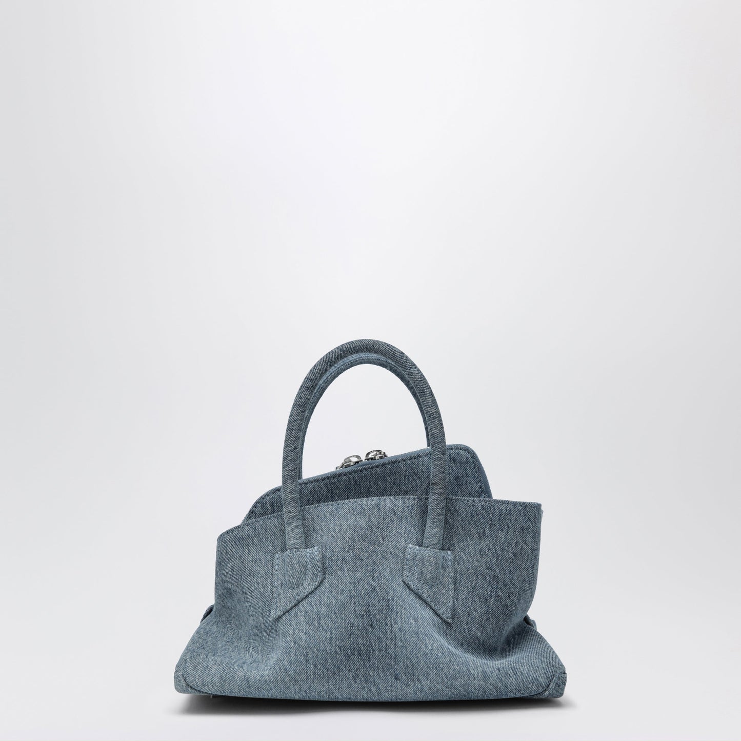 The Attico La Passeggiata Mini Bag In Washed Denim Women THE ATTICO