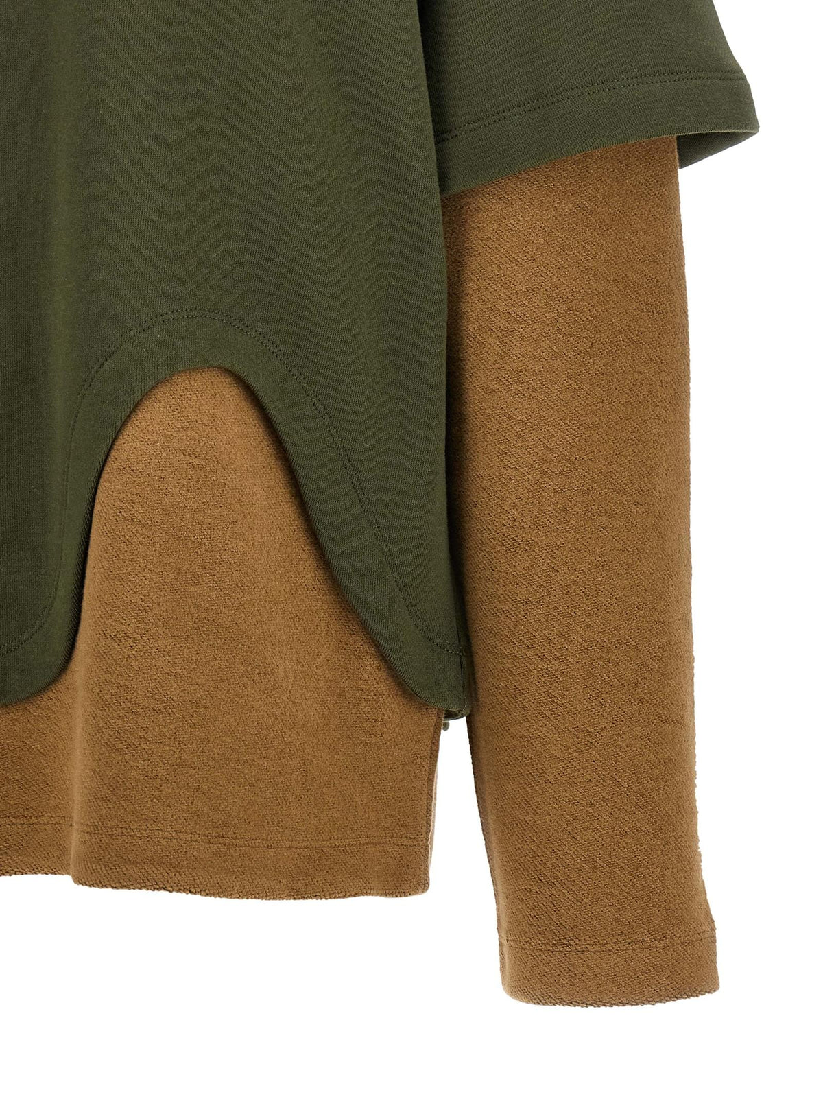 The Attico Women Trompe L'oeil Sweatshirt THE ATTICO