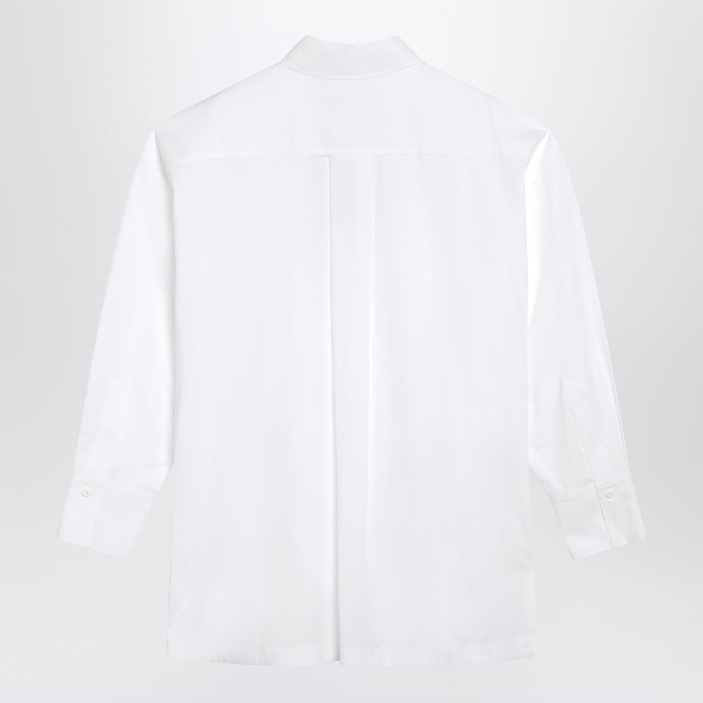 The Attico Diana Shirt In White Cotton Women THE ATTICO