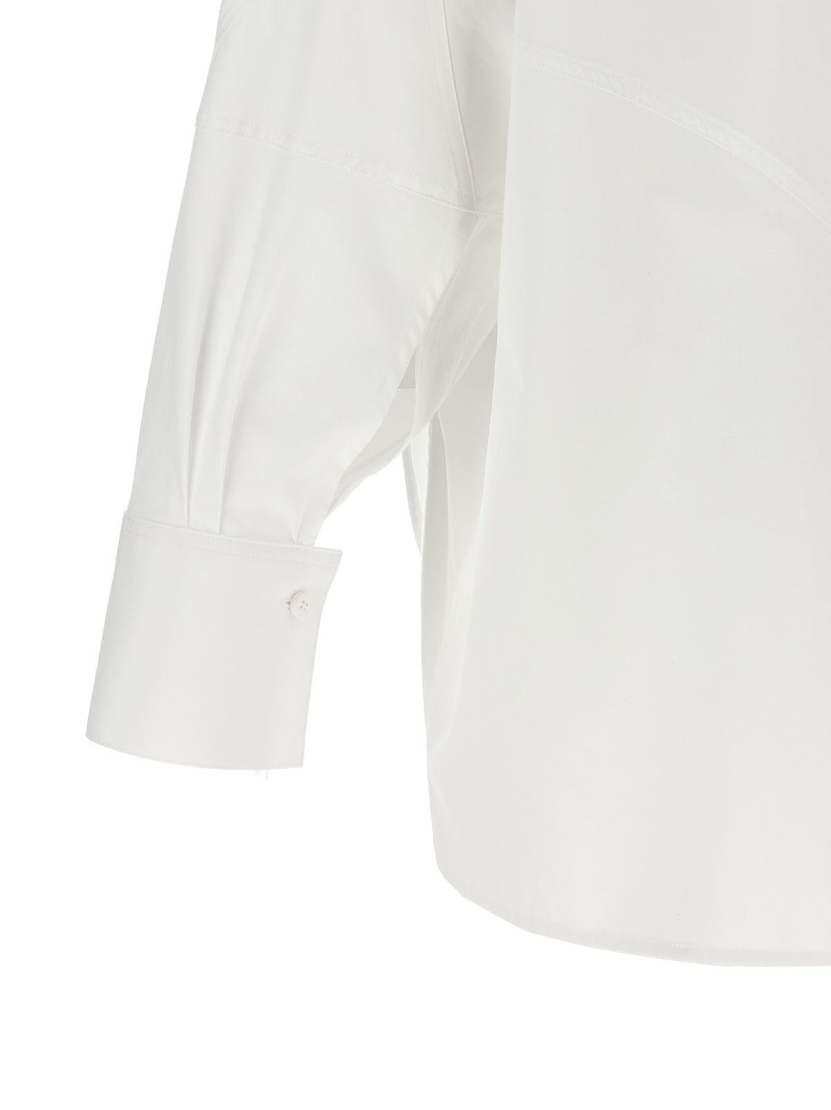 The Attico Women Shaped Hem Shirt THE ATTICO