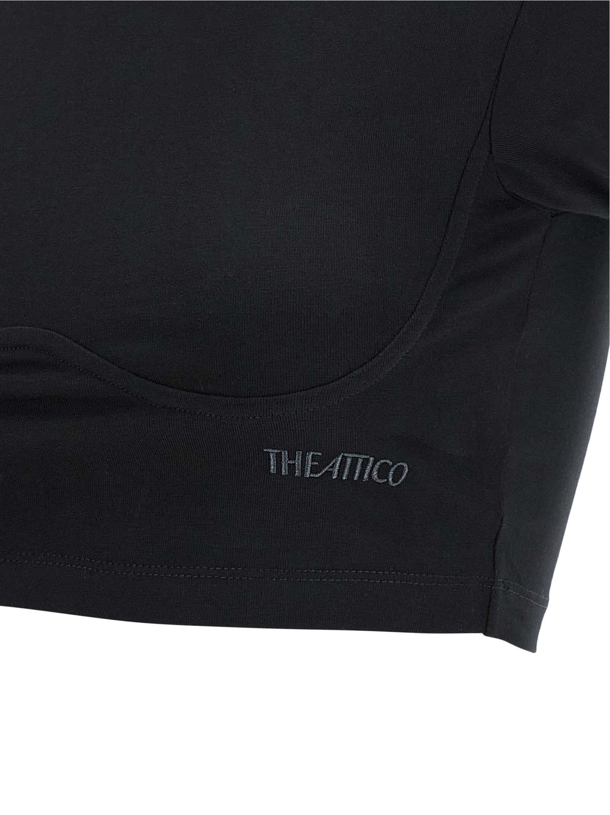 The Attico Women Bustier Crop T-Shirt THE ATTICO