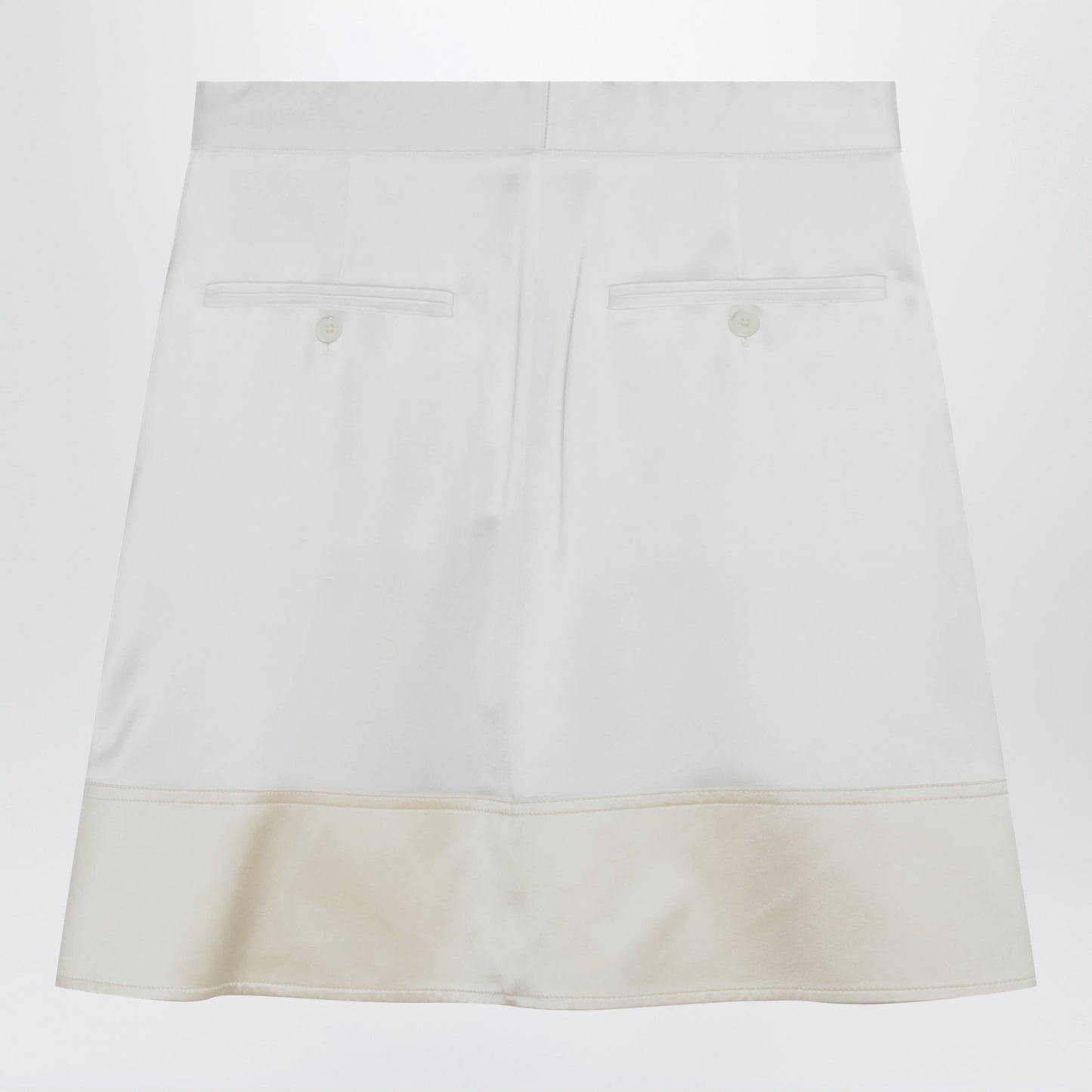 Toteme Mini Panelled White Skirt Women TOTEME