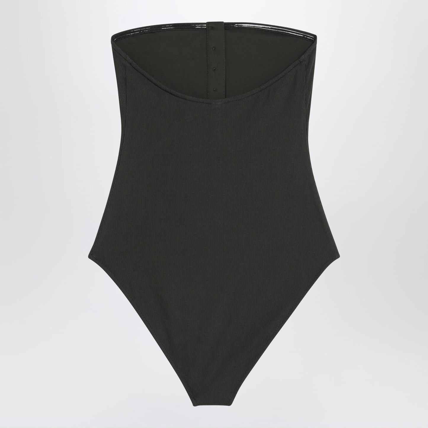Toteme Strapless One-Piece Swimsuit Dark Green Women TOTEME