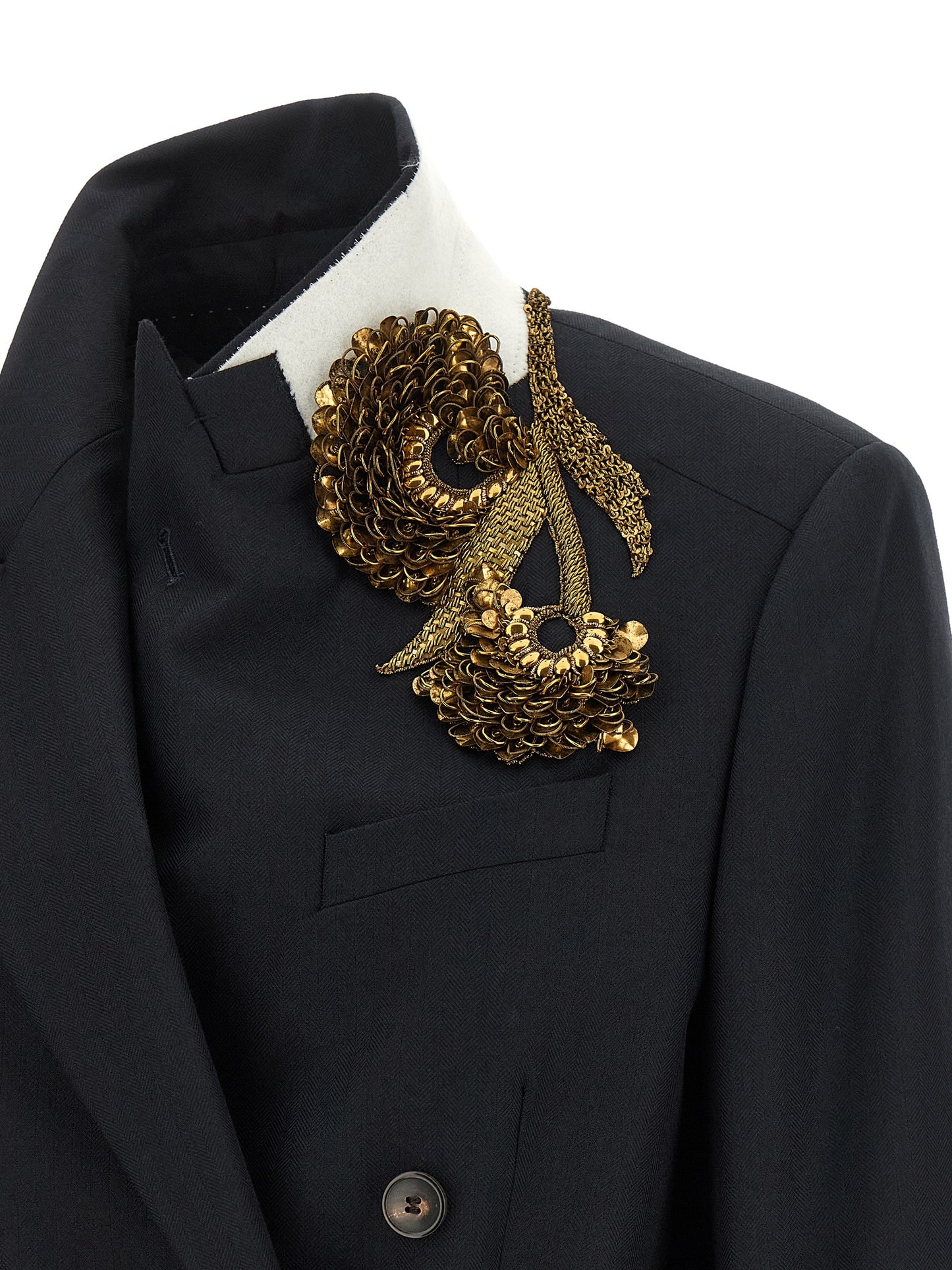 Dries Van Noten Women 'Barrysta' Double-Breasted Blazer With Embroidery DRIES VAN NOTEN