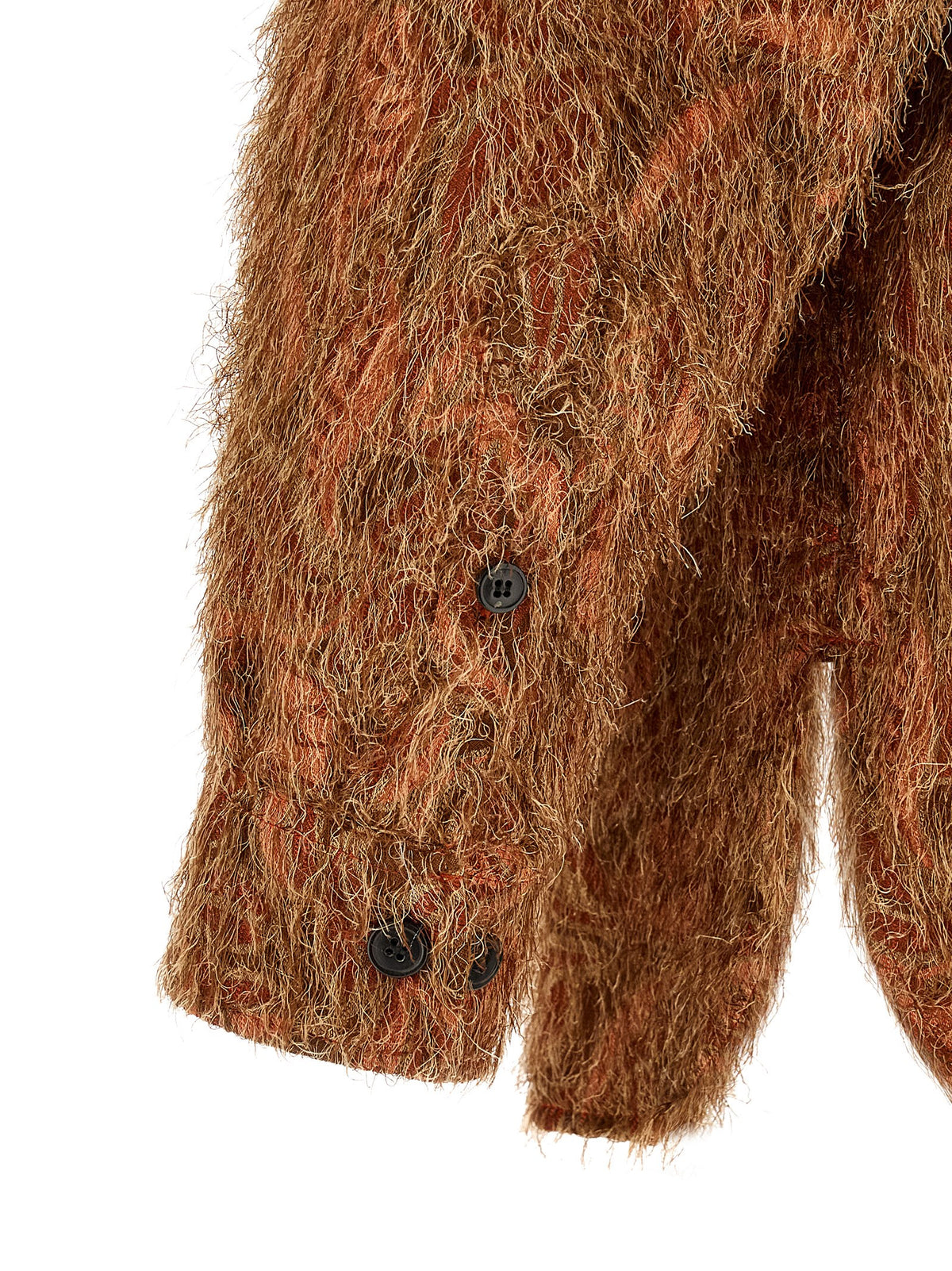 Dries Van Noten Men Shaggy Fringed Shirt DRIES VAN NOTEN