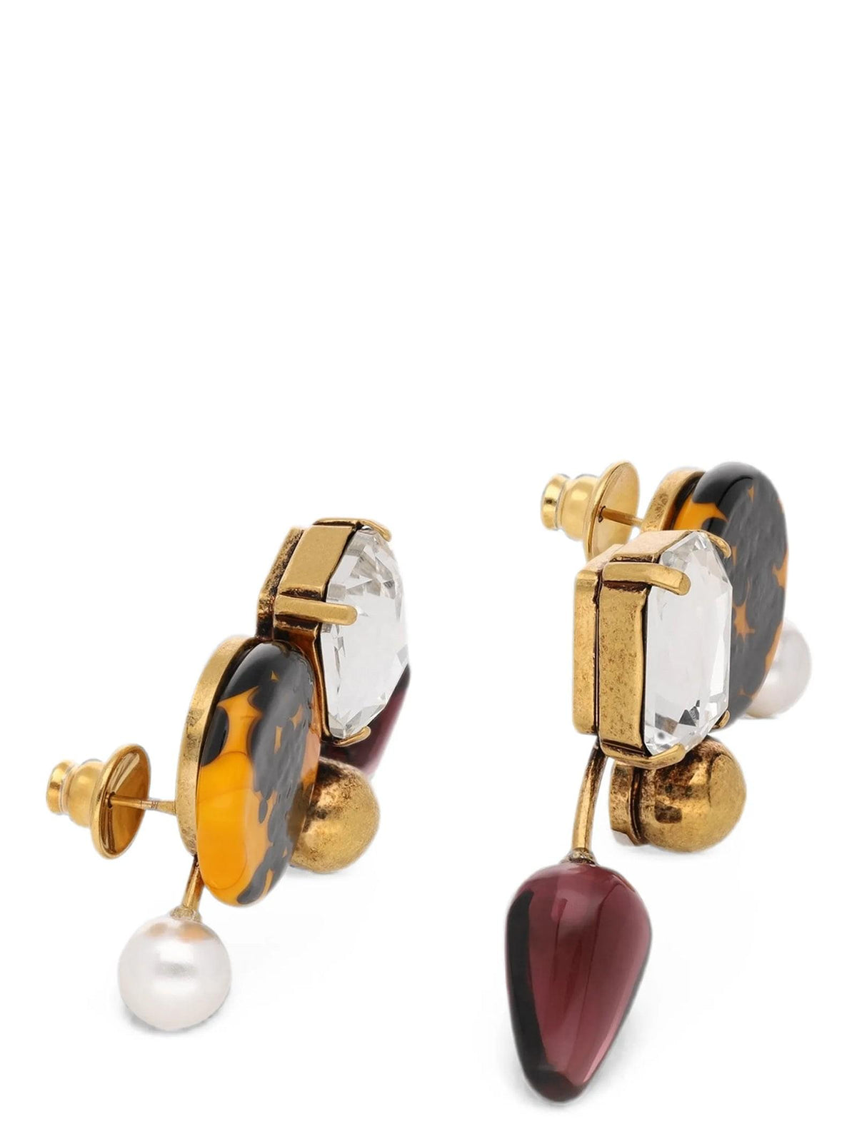 Dries Van Noten Women Hand-Painted Earrings DRIES VAN NOTEN