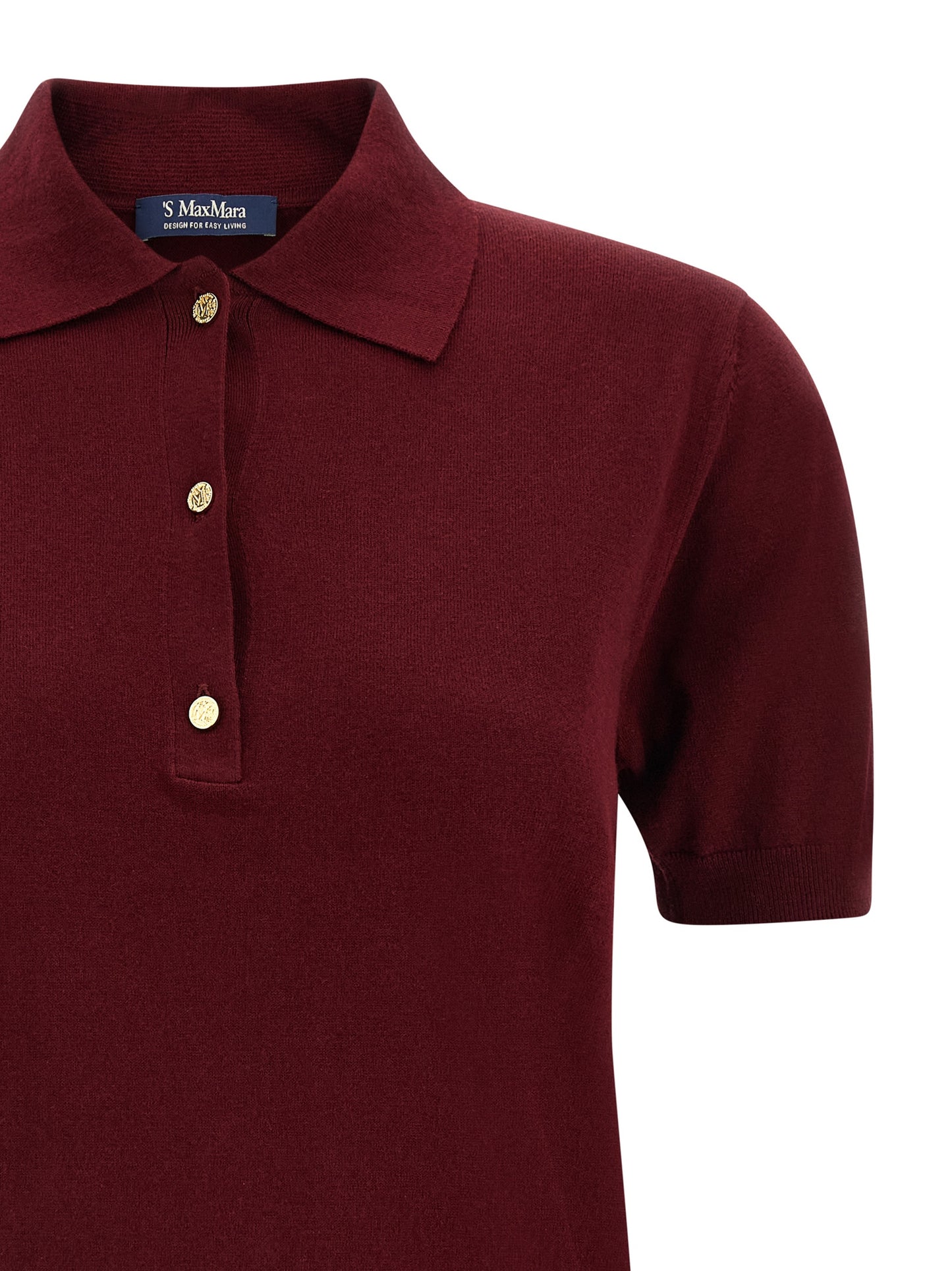 Max Mara 'S Women 'Pomposa' Knit Polo Shirt S MAX MARA