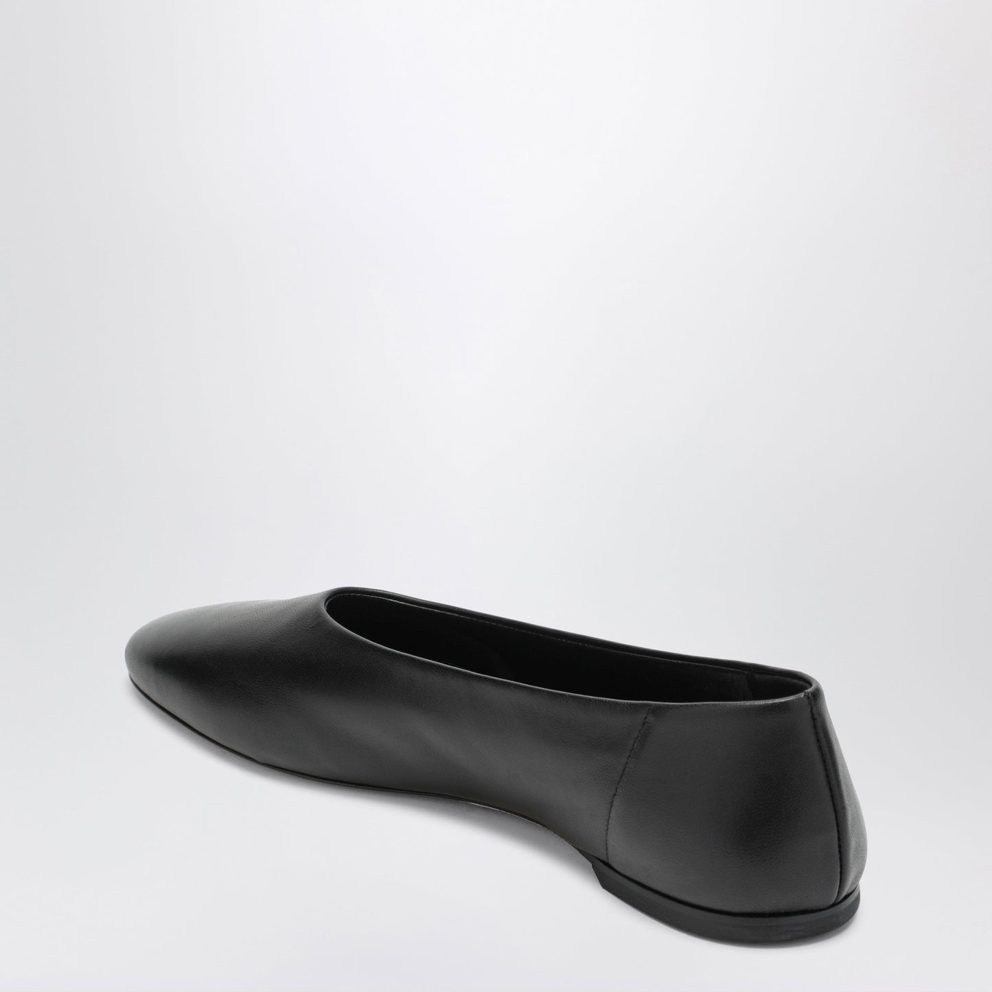 Toteme Slip-On Nappa Ballet Flats In Black Leather Women TOTEME