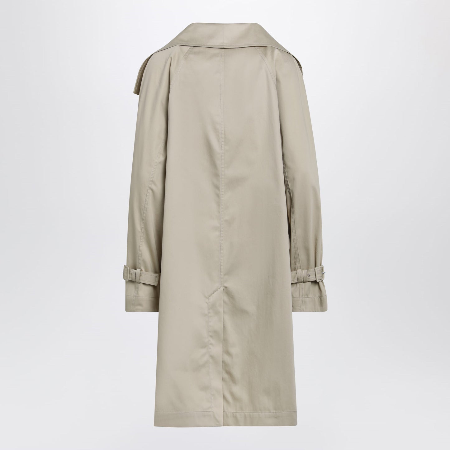 Toteme Oversize Organic Cotton Trench Coat In Beige Women TOTEME