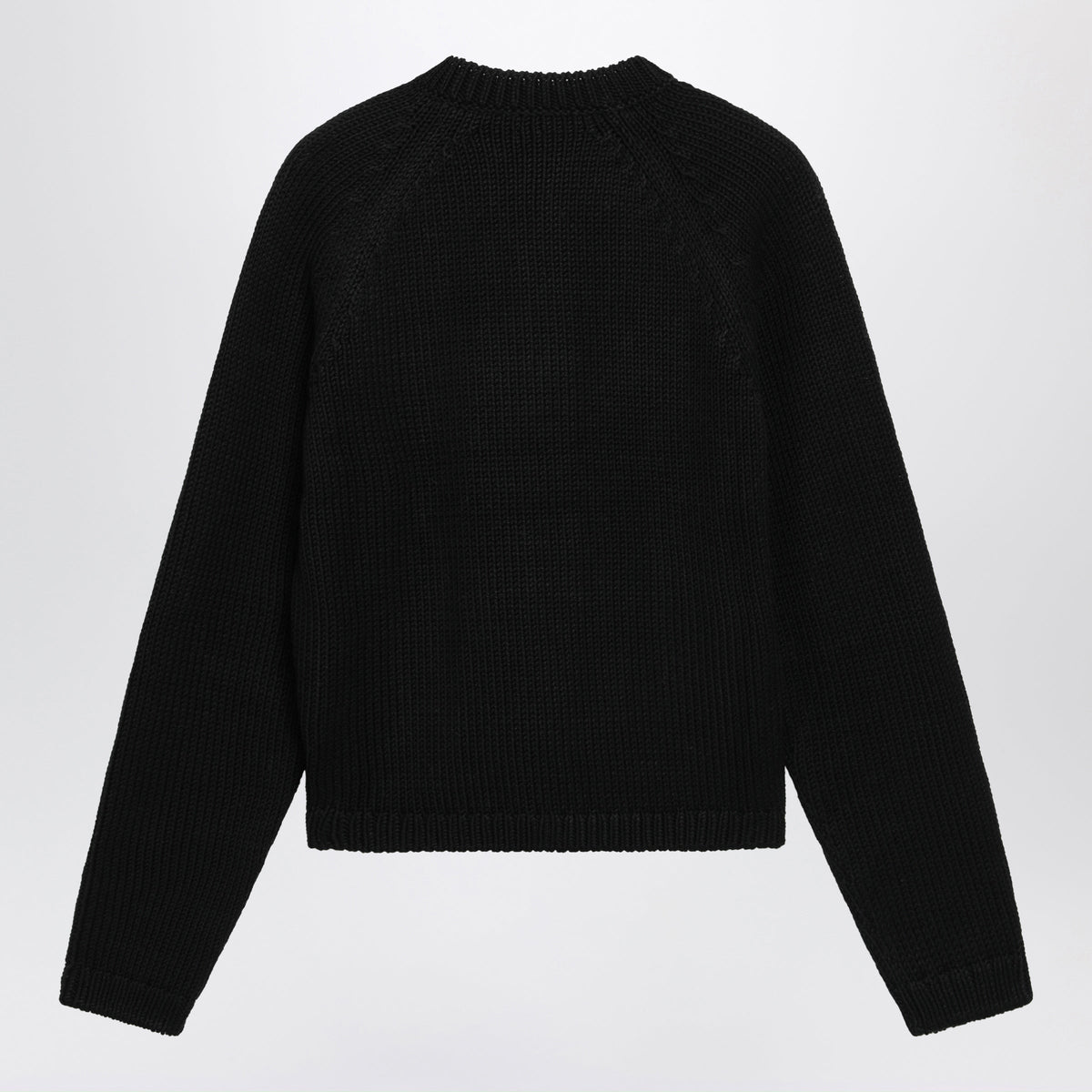Toteme Black Organic Cotton Cardigan Women TOTEME