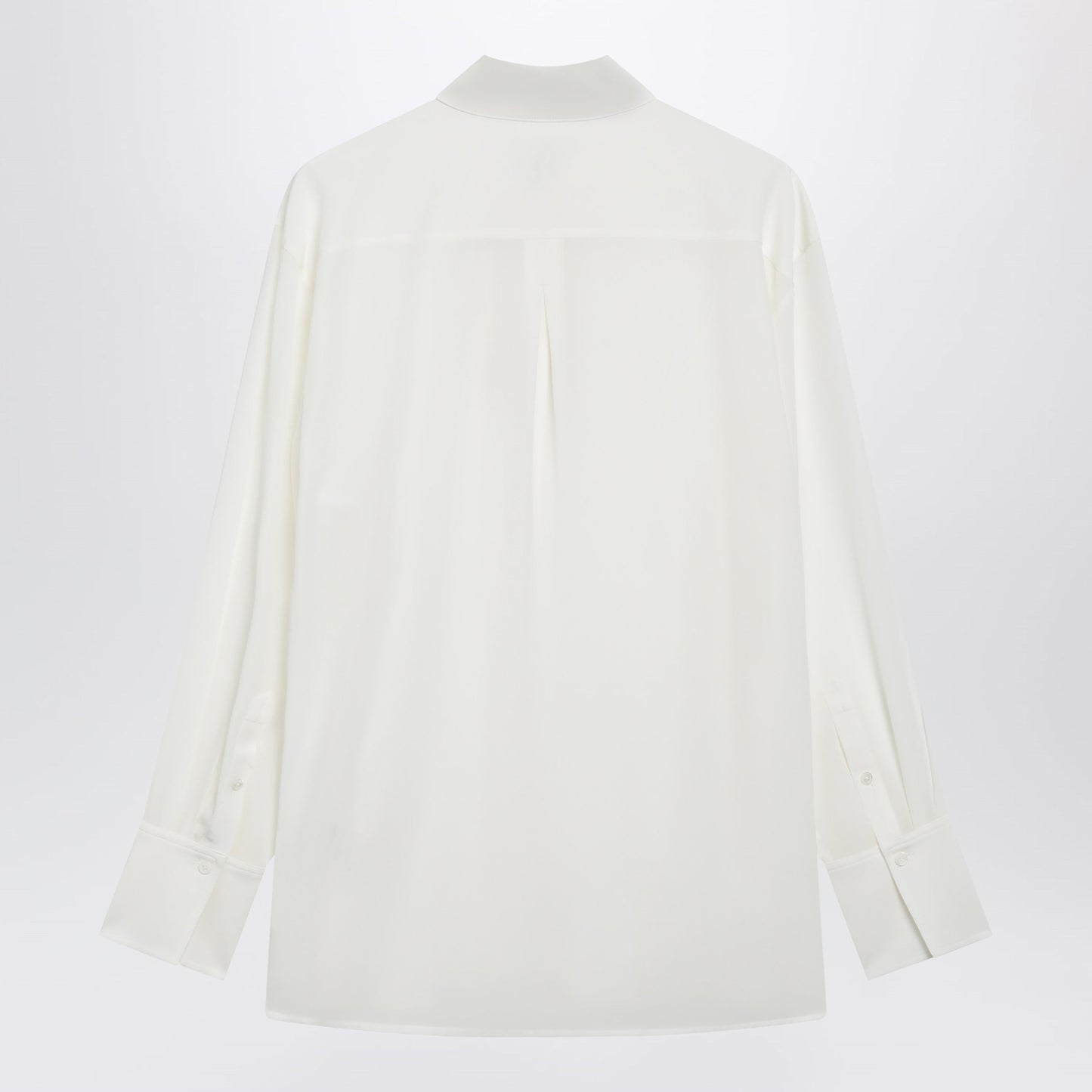 Toteme White Silk Crãªpe De Chine Shirt Women TOTEME