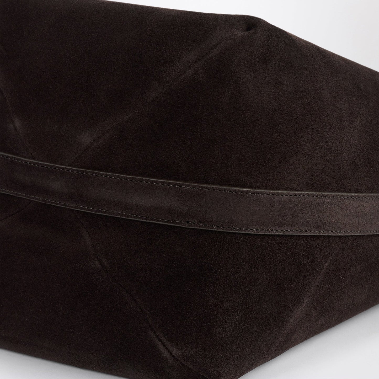 Toteme Espresso Medium Suede Tote Bag Women TOTEME