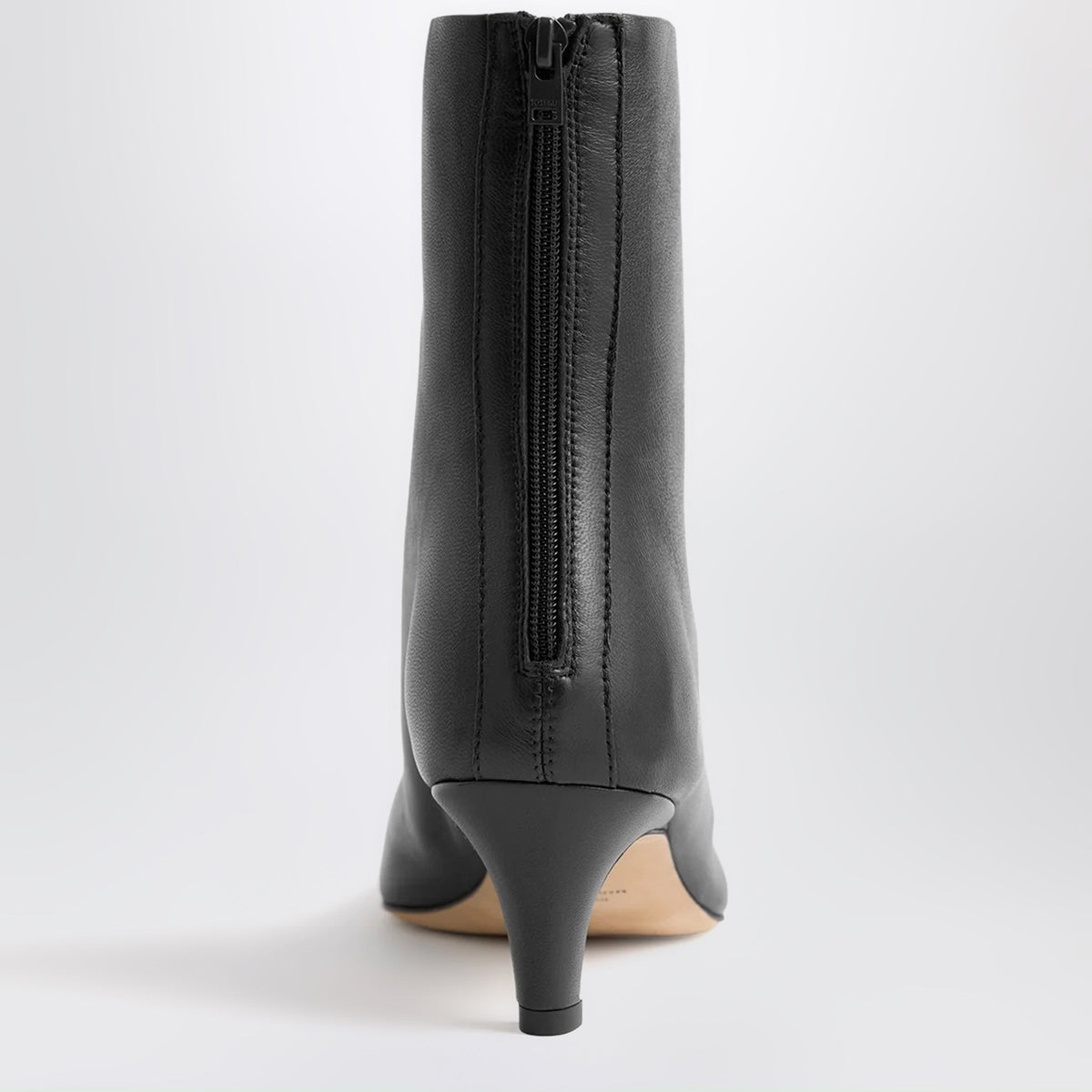 Toteme Black Nappa Boots With Medium Heel Women TOTEME
